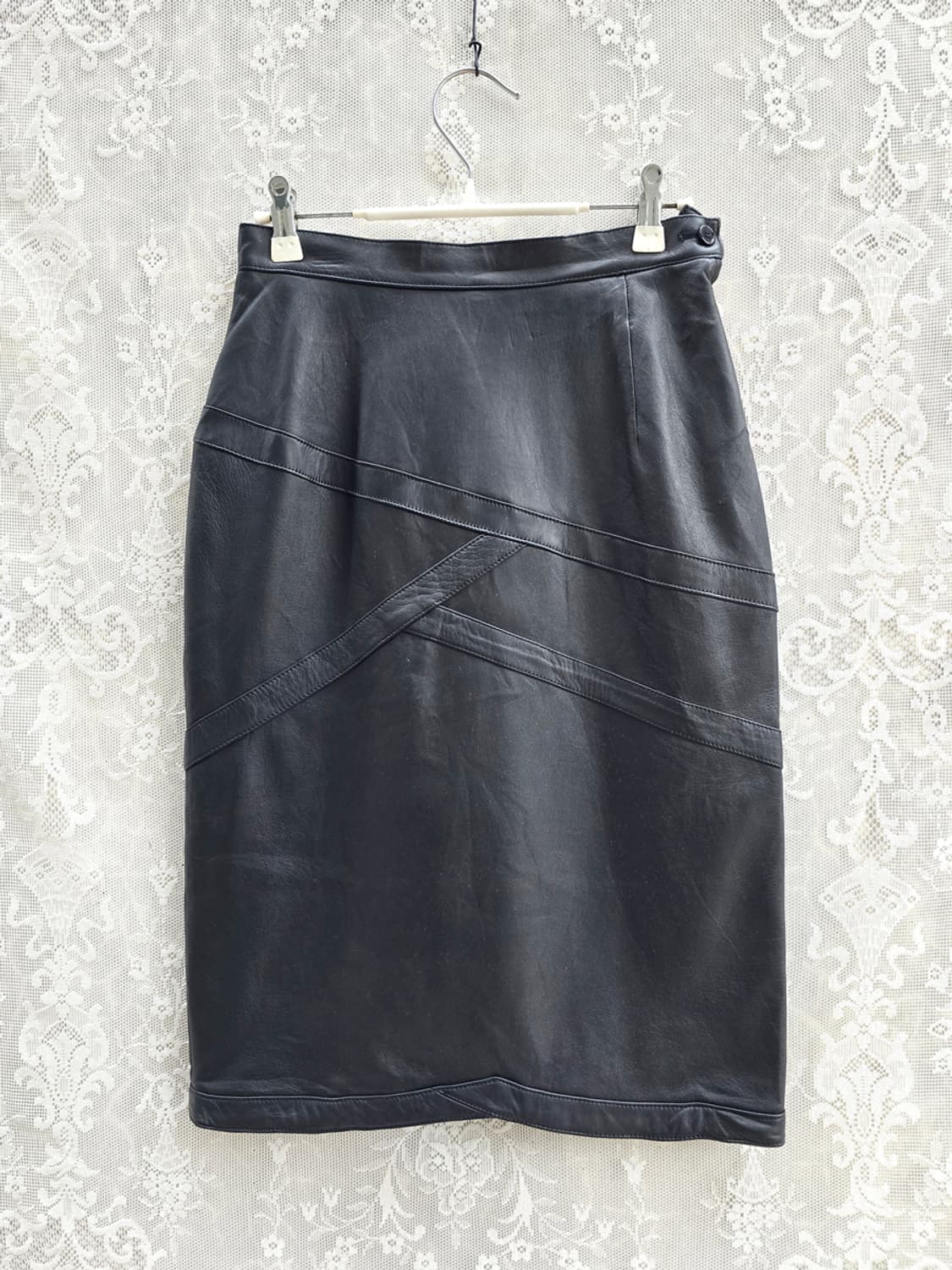 빈티지 천연 양가죽 스커트 상품이미지1