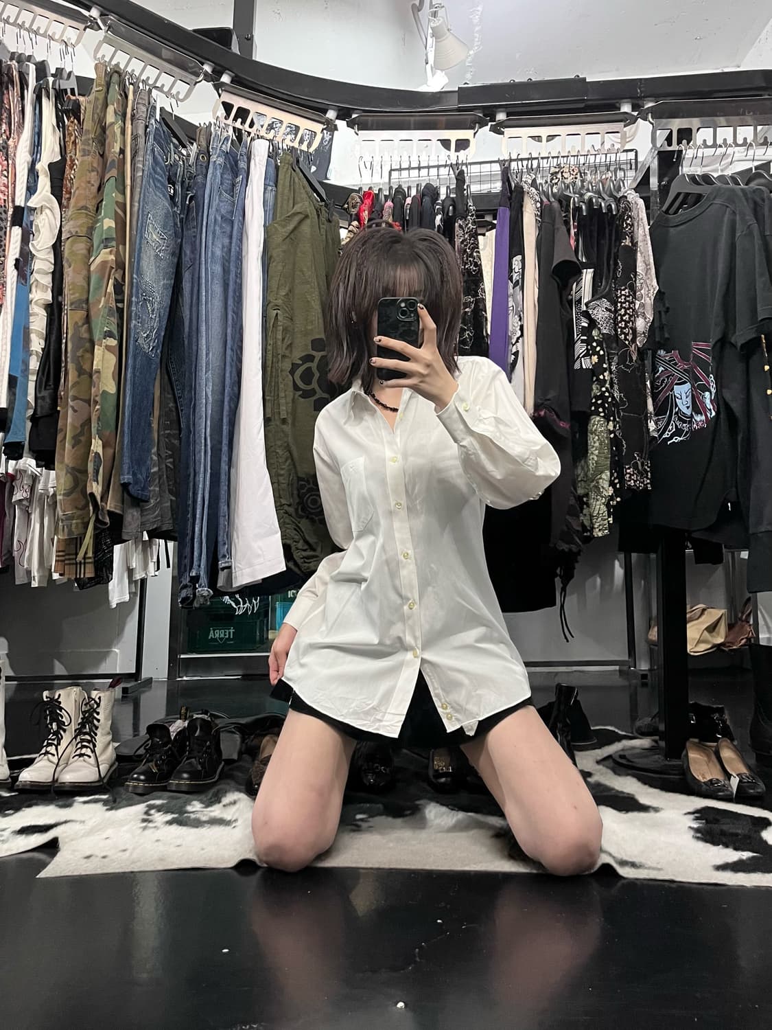 꾸레쥬 셔츠 상품이미지1
