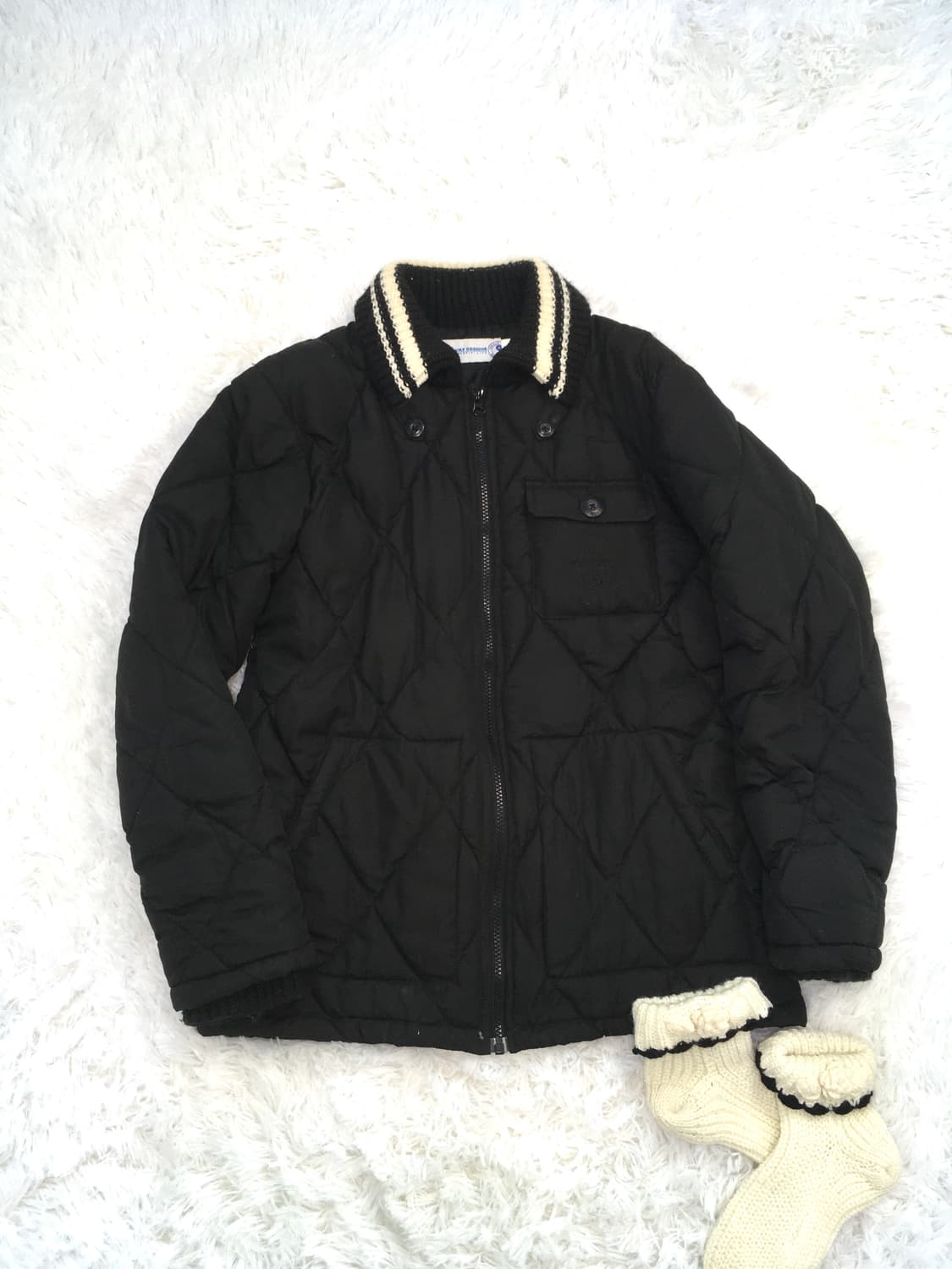 T&c surf 블랙 퀄팅 패딩 점퍼 상품이미지8