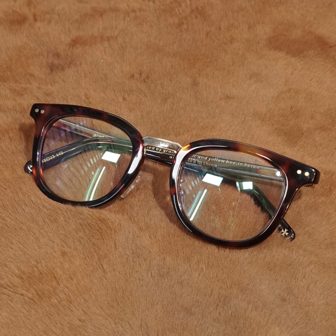 그라픽 플라스틱 X 옐로우비 Chet 재즈 안경 상품이미지3