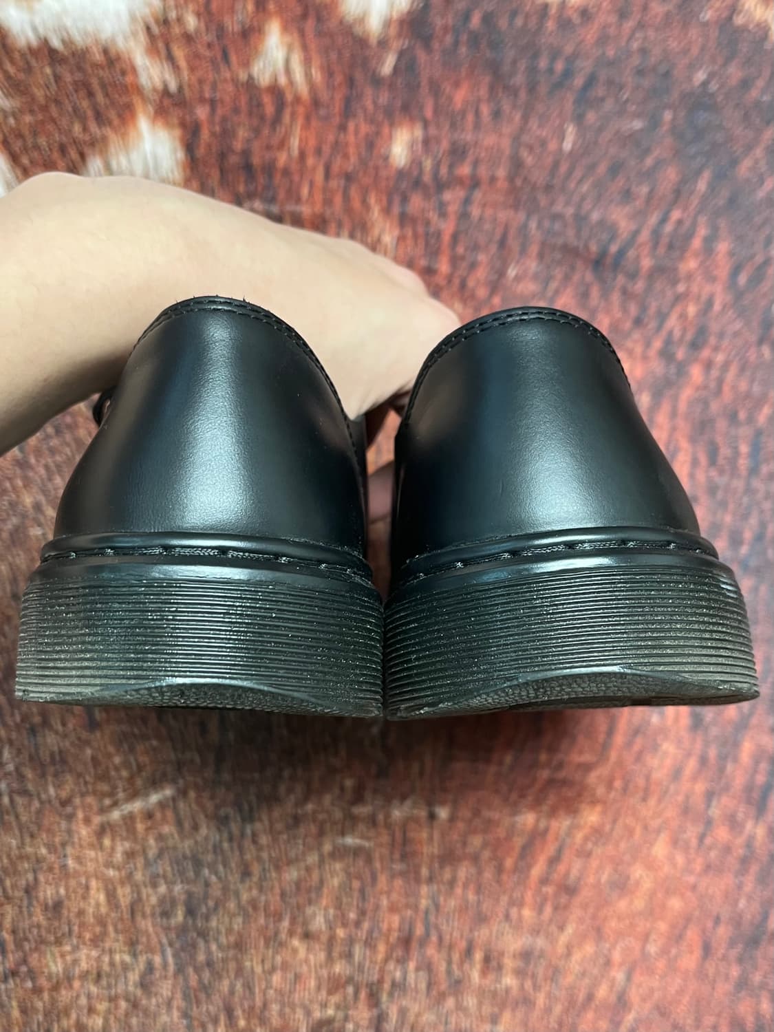 [260] 닥터마틴 단테 블랙 레더 스니커즈 상품이미지4