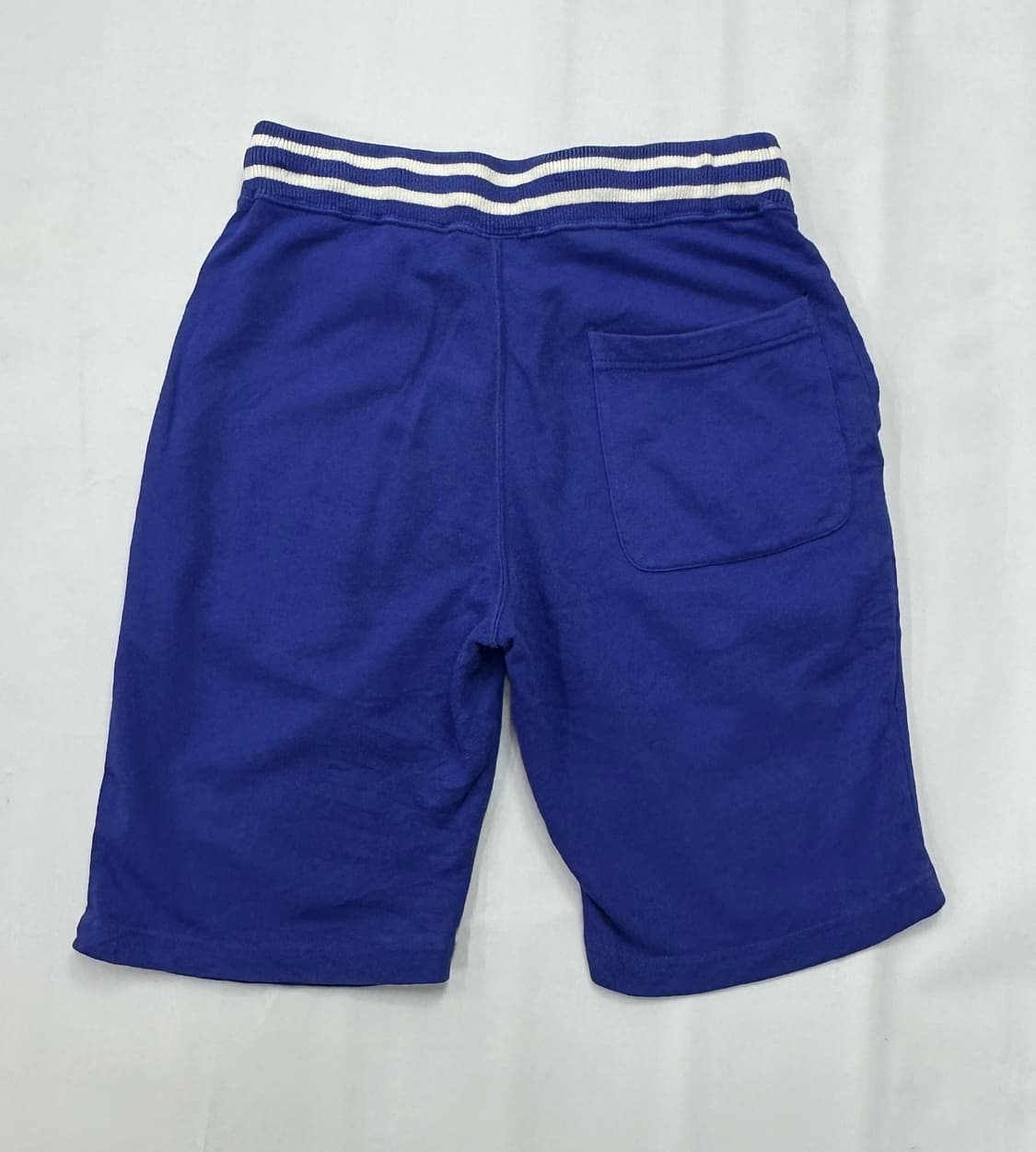 챔피온 Y2K 스트릿 프린팅 레트로 5부 힙합 블루 면 반바지 상품이미지3