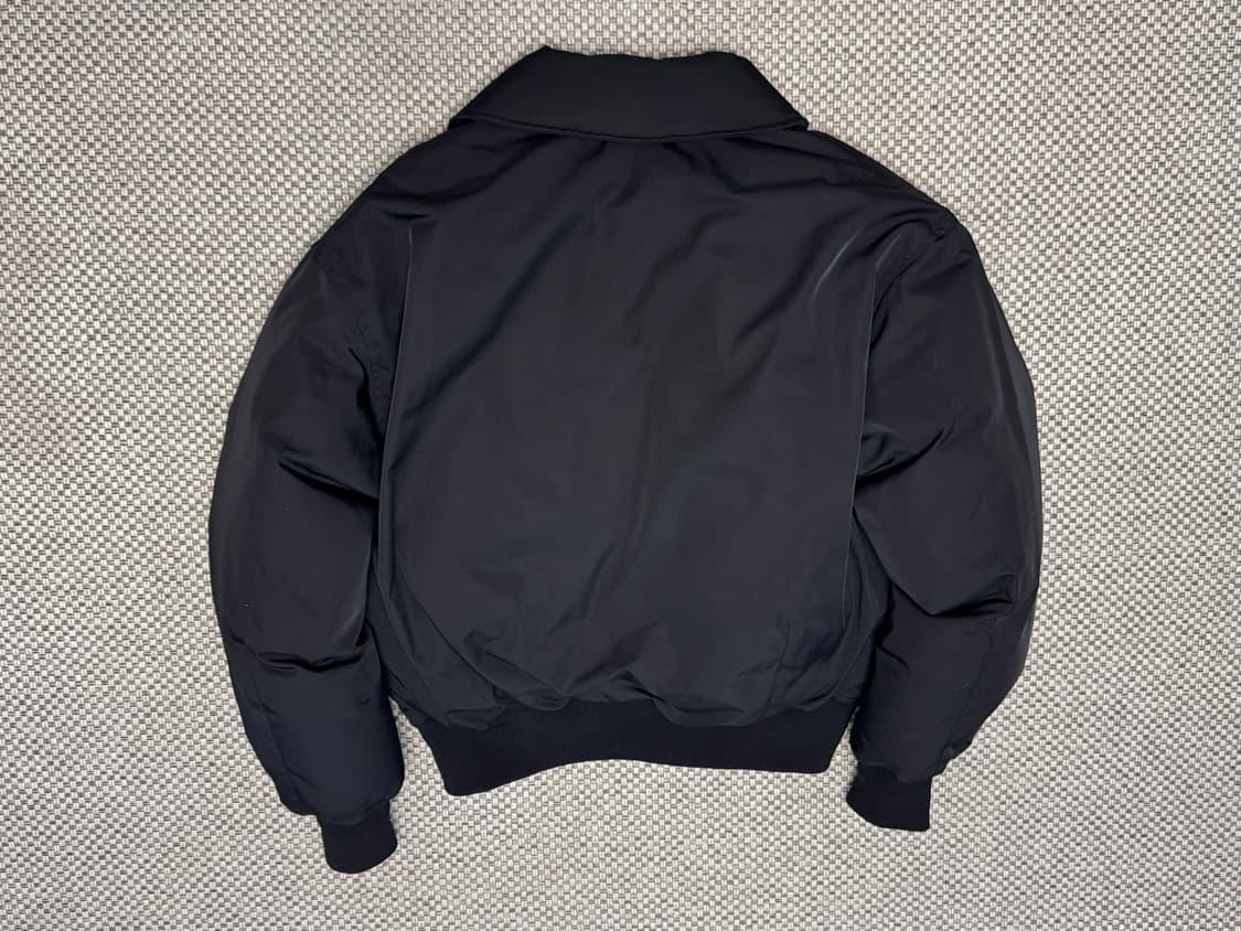 [L] 디앤써 (dnsr) 플라이트 크롭 패딩 점퍼 블랙 상품이미지4