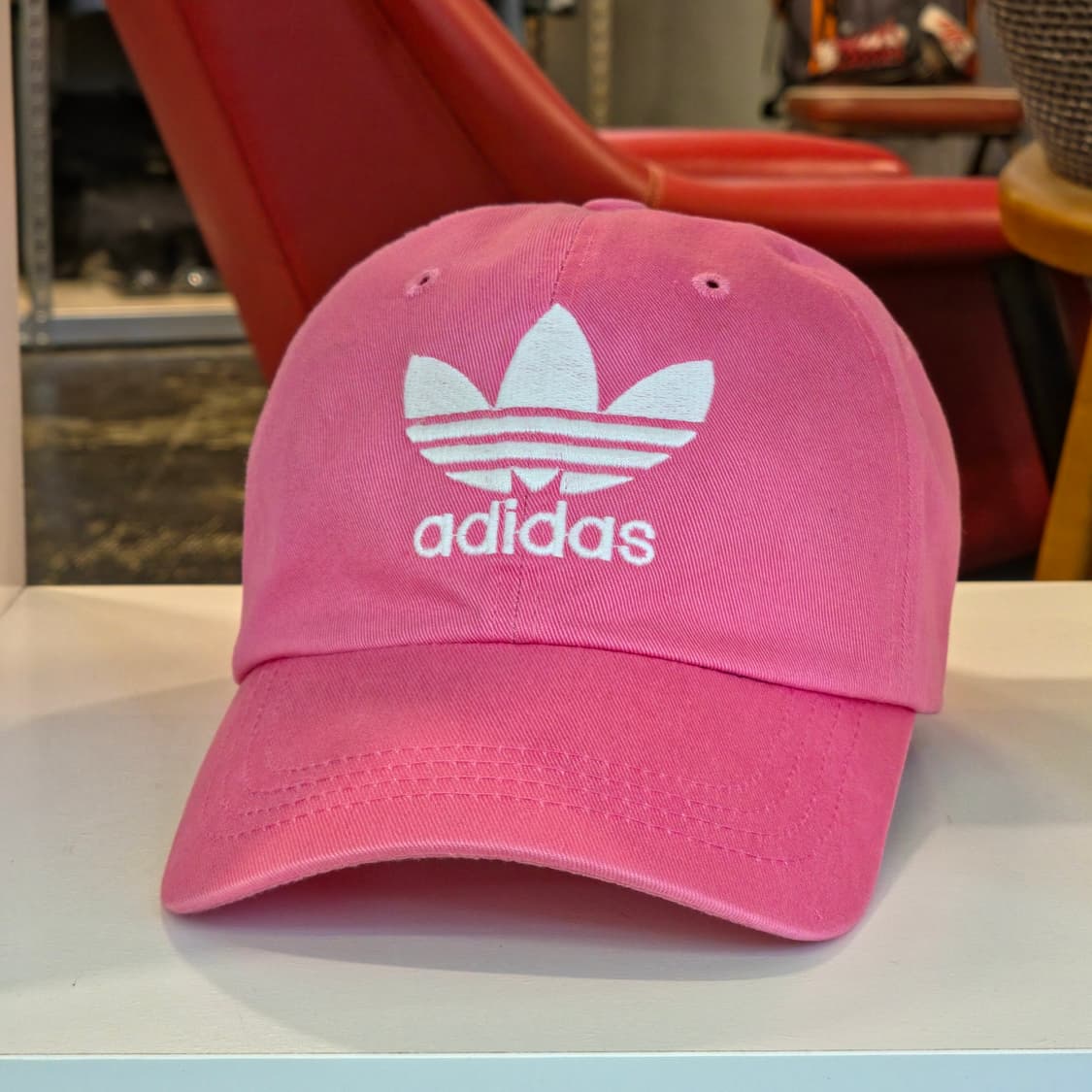 아디다스 핑크 볼캡 모자 상품이미지2