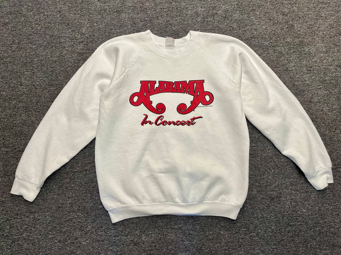 [100] 80년대 푸르트오브더룸 엘라바마 콘서트 맨투맨 XL  상품이미지1