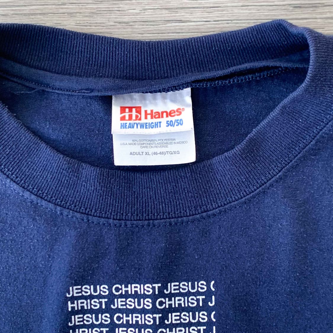 빈티지 Jesus Christ 크로스 티셔츠 상품이미지3