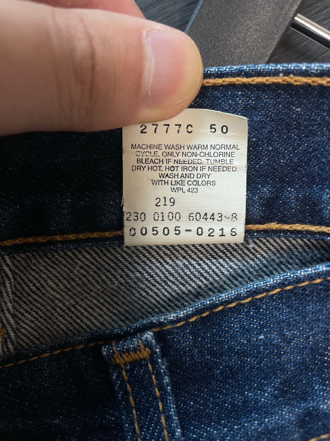 (32/32) 00s 리바이스505 레귤러핏 데님팬츠 상품이미지5