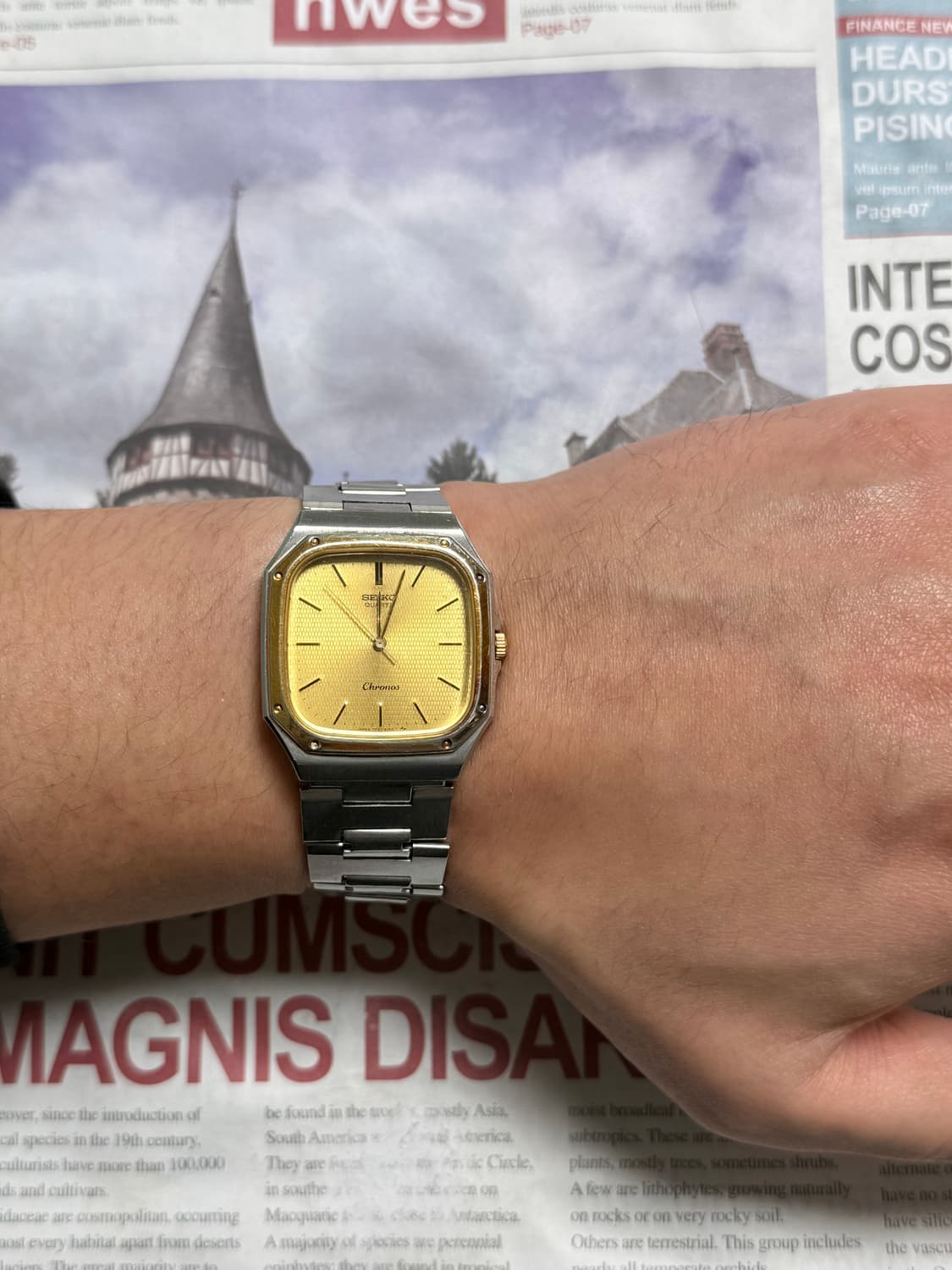 세이코 Seiko Chronos 쿼츠 콤비 상품이미지5