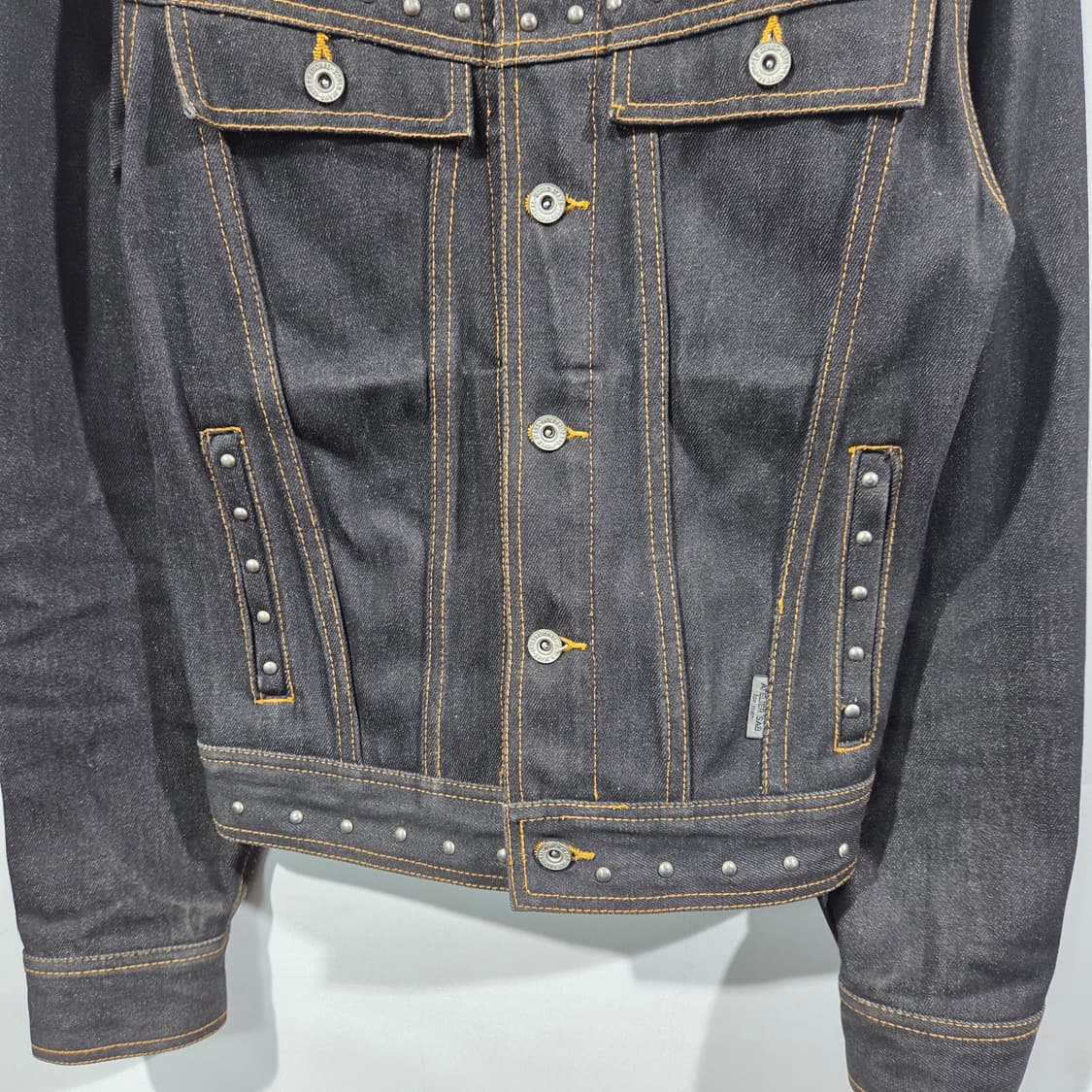 [ATELIER SAB] 아뜰리에 사브 스터드 디테일 데님자켓 상품이미지4