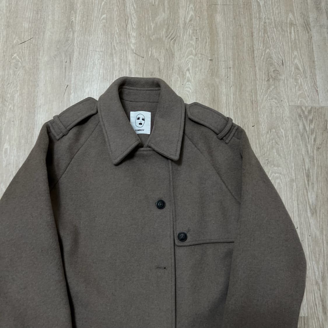 스튜디오 톰보이 여성 모직 카라 코트 80-90-160 상품이미지2