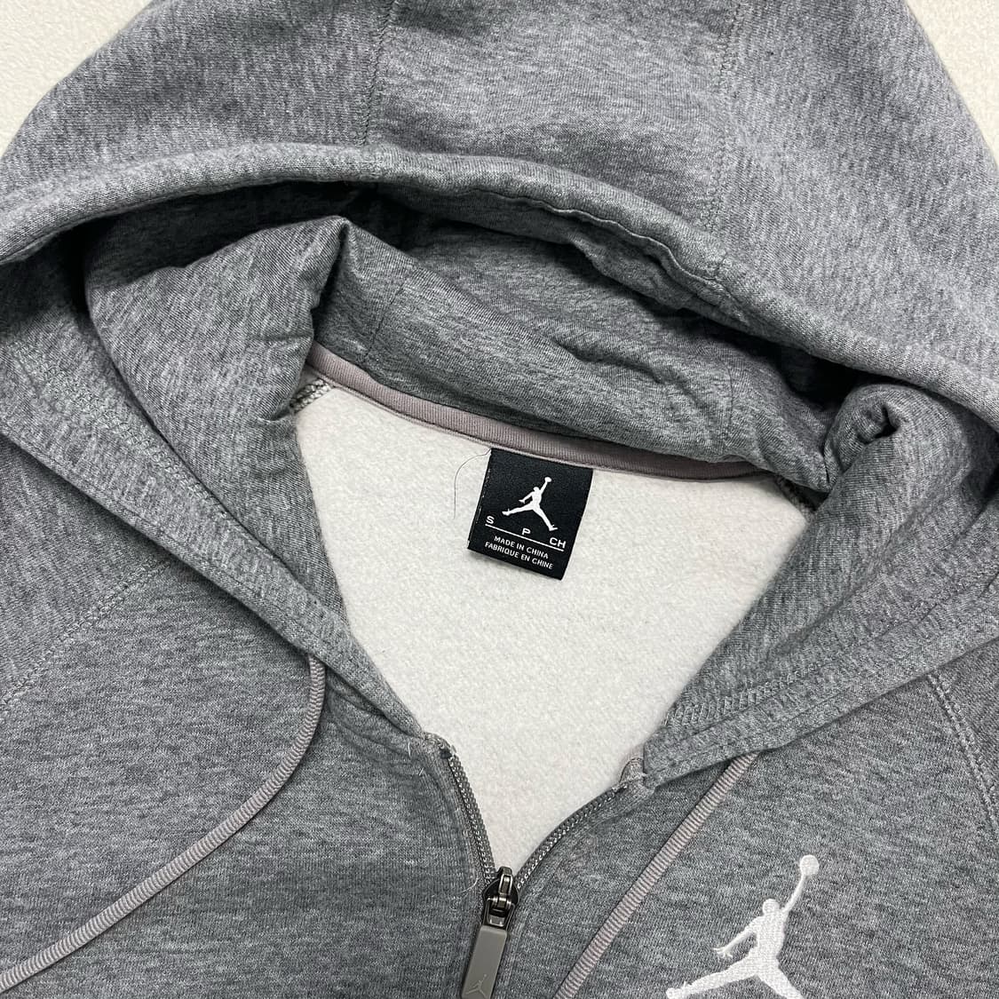 Jordan Grey Zip Hoodie 상품이미지6