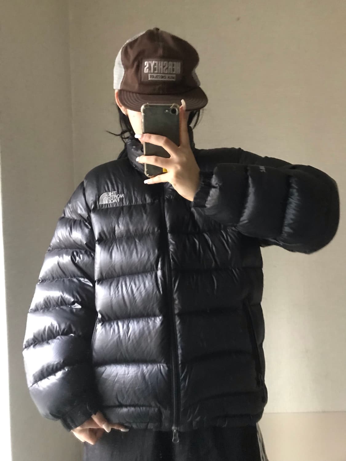 노페 블랙 패딩 상품이미지1