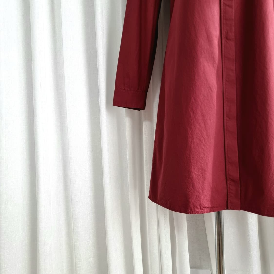 질샌더 셔츠원피스 롱셔츠 셔츠가디건 (55~날씬66/표기34) 상태최상 상품이미지6