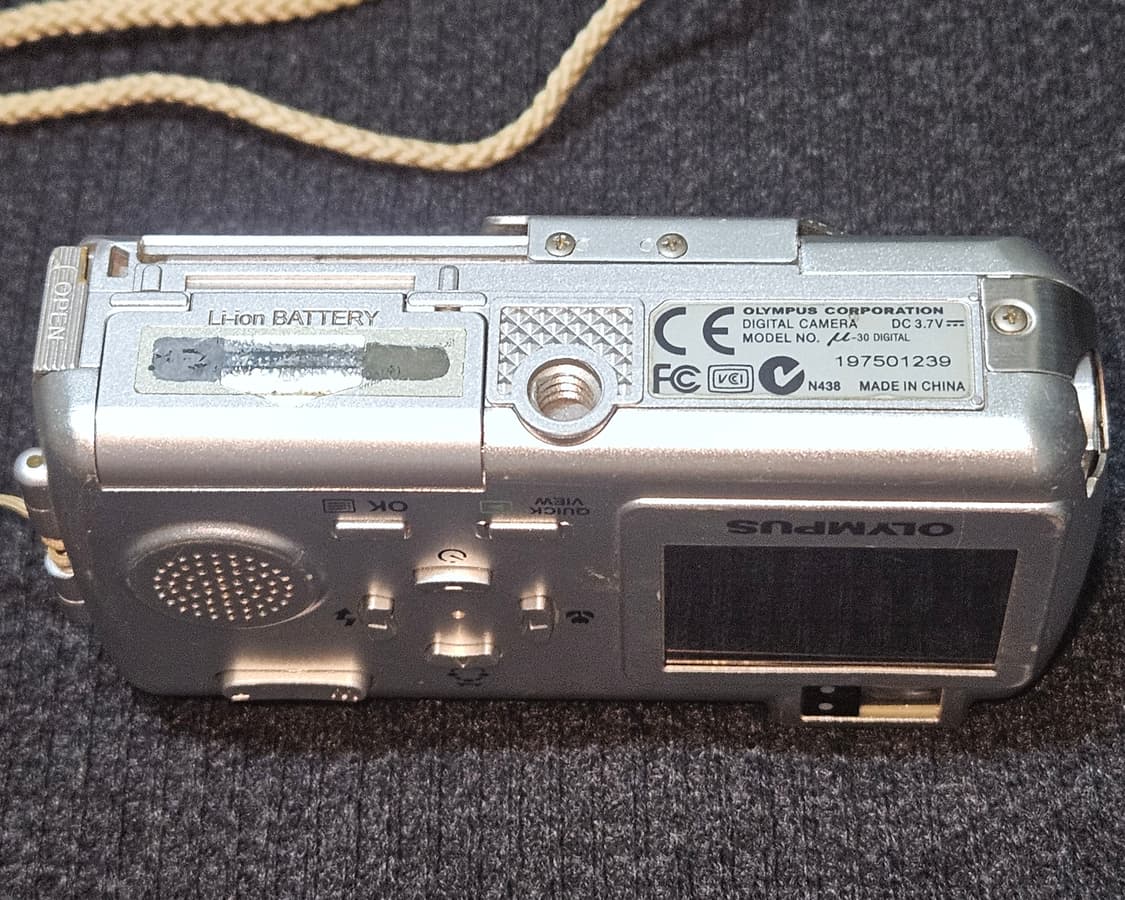 올림푸스 뮤 스타일러스 410 빈티지 디카 판매합니다 상품이미지4