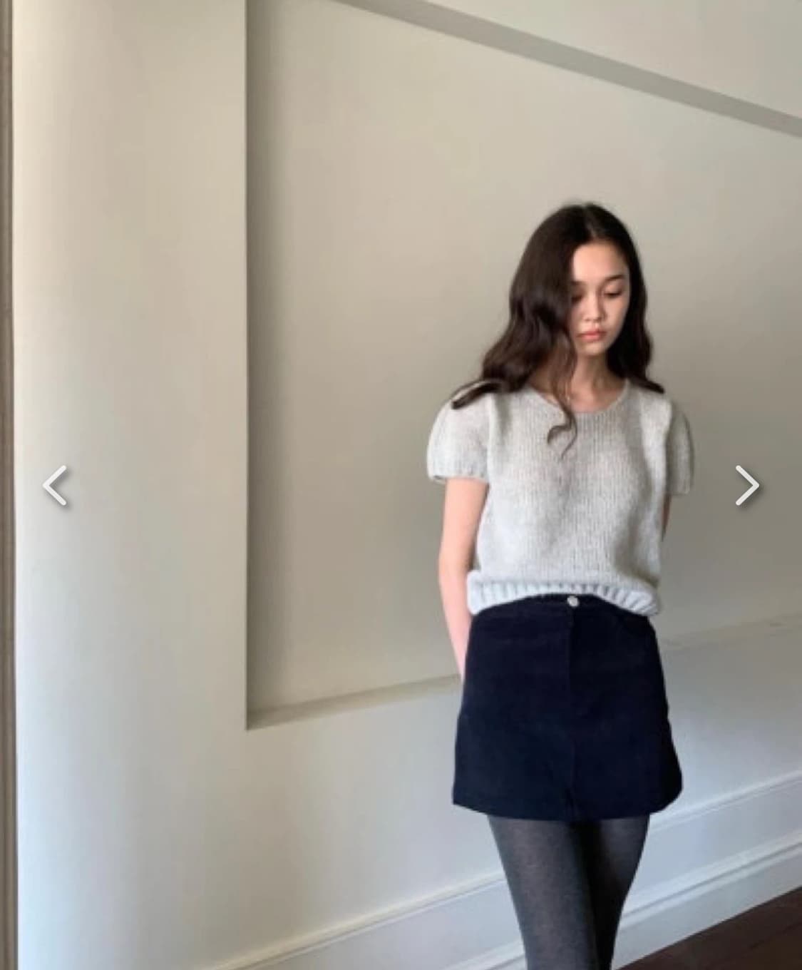 <실착 1회> 리에뜨 모어스커트 / 코듀로이 미니스커트 상품이미지2