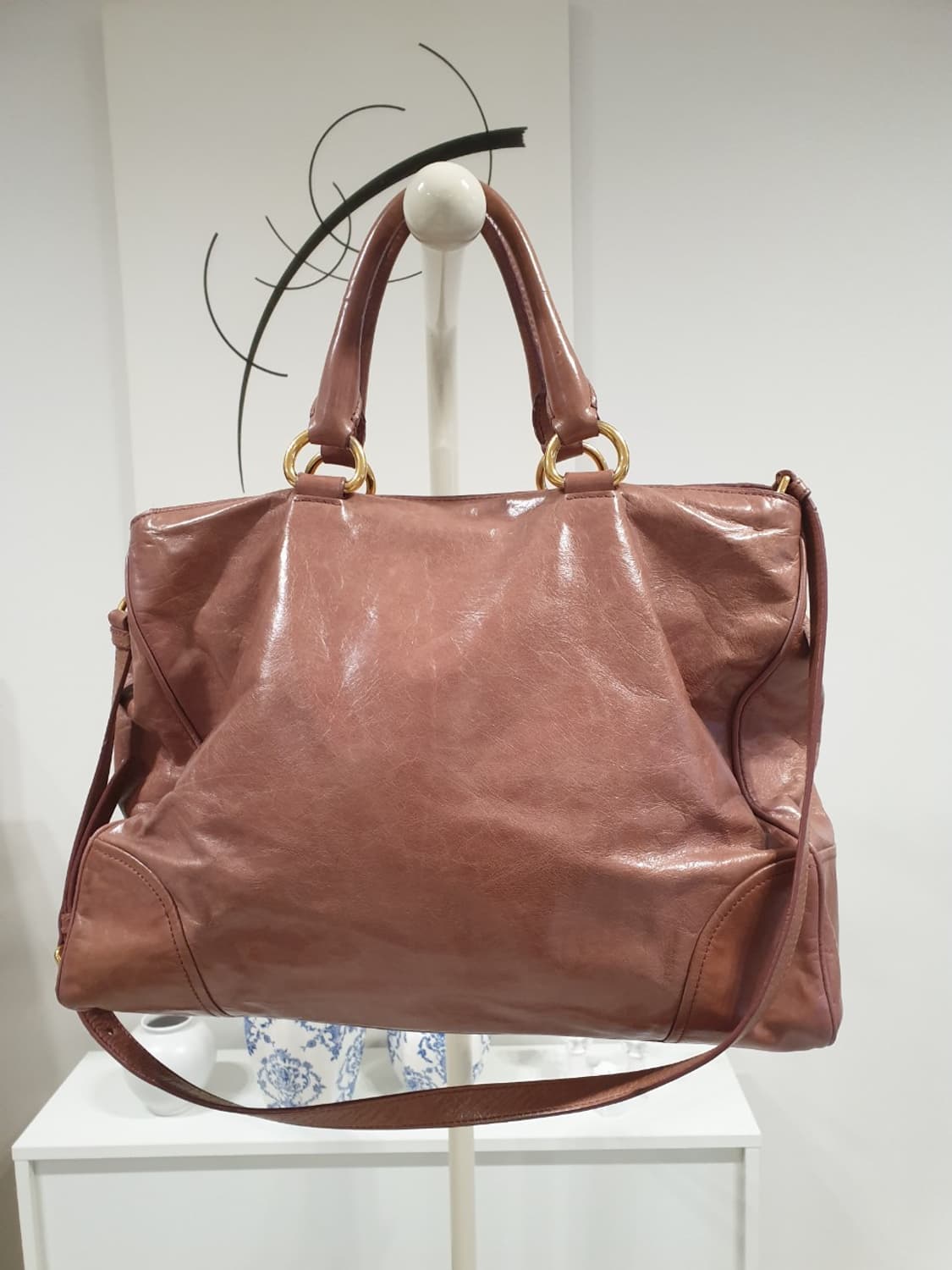 프라다 핑크가방 (숄더끈포함) 상품이미지2