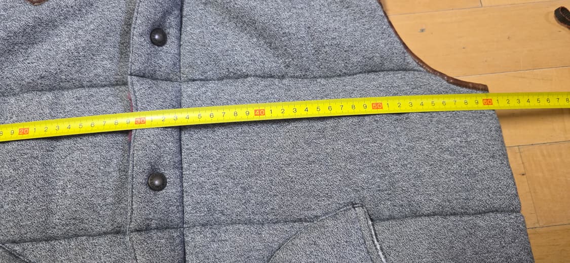 폴로 랄프로렌 빈티지 사슴가죽 패치 패딩 조끼 xl 상품이미지9