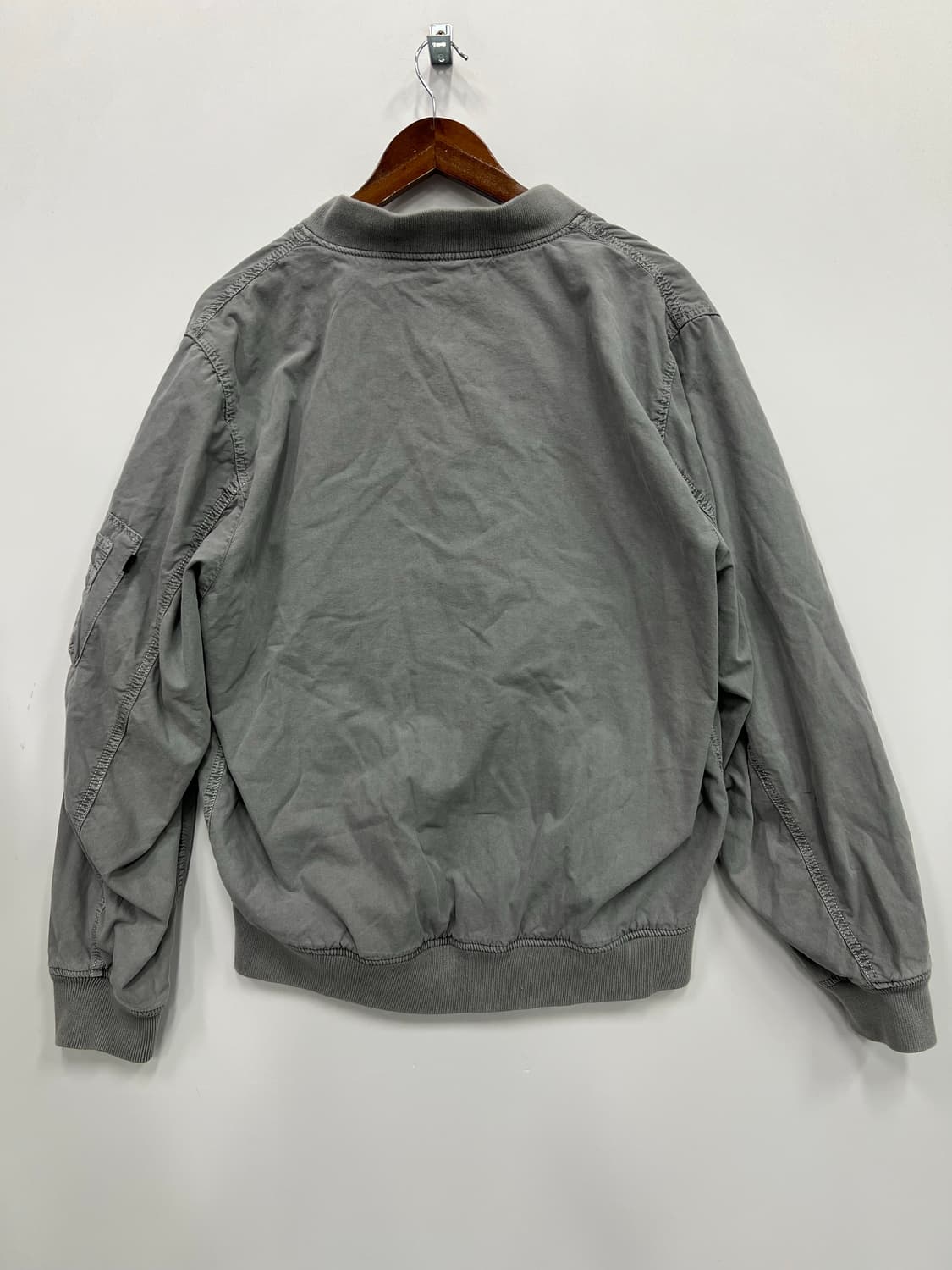 ALPHA 회색 후크 자켓 상품이미지4