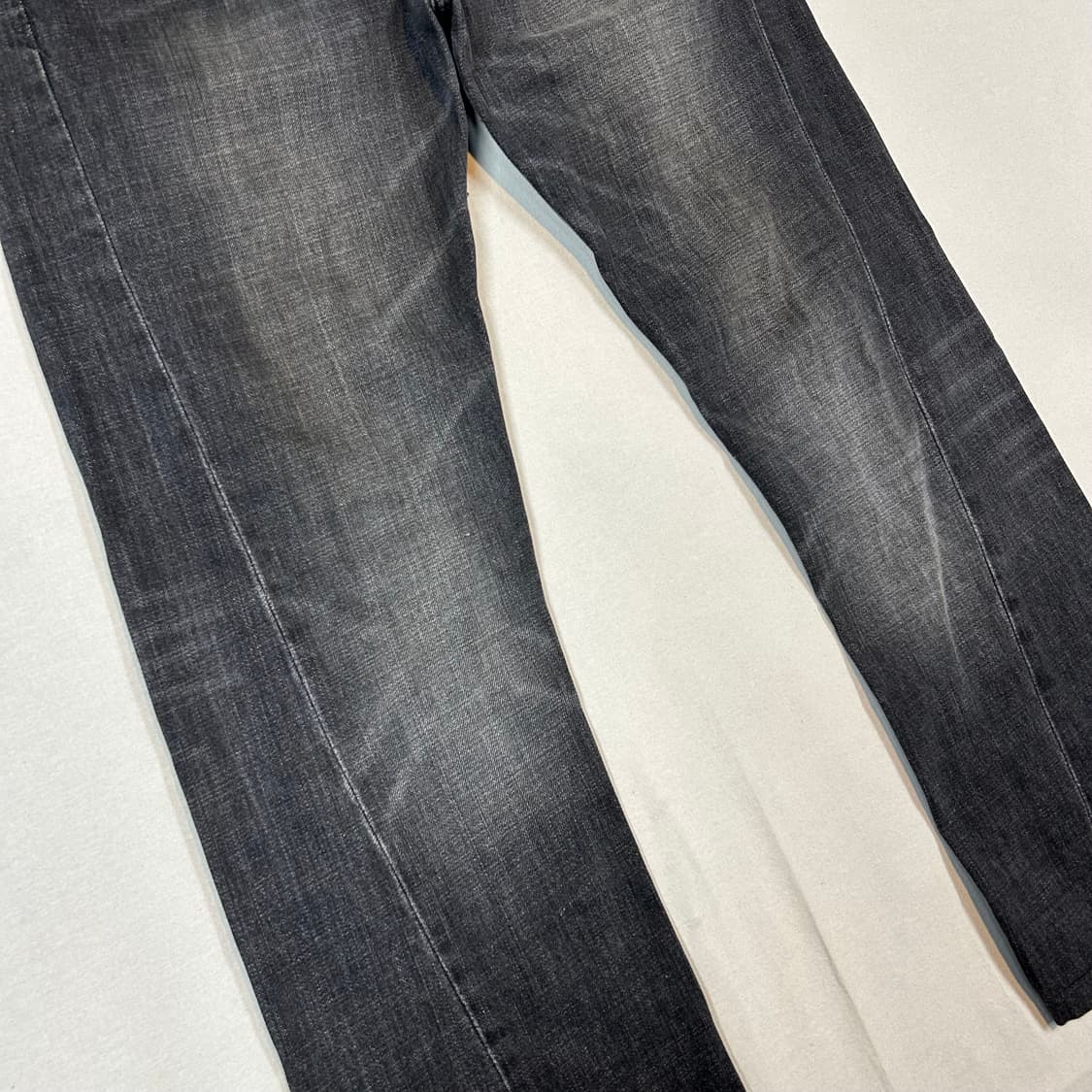 34inch) 리바이스 701 흑청 스트레이트 데님 청바지 상품이미지6