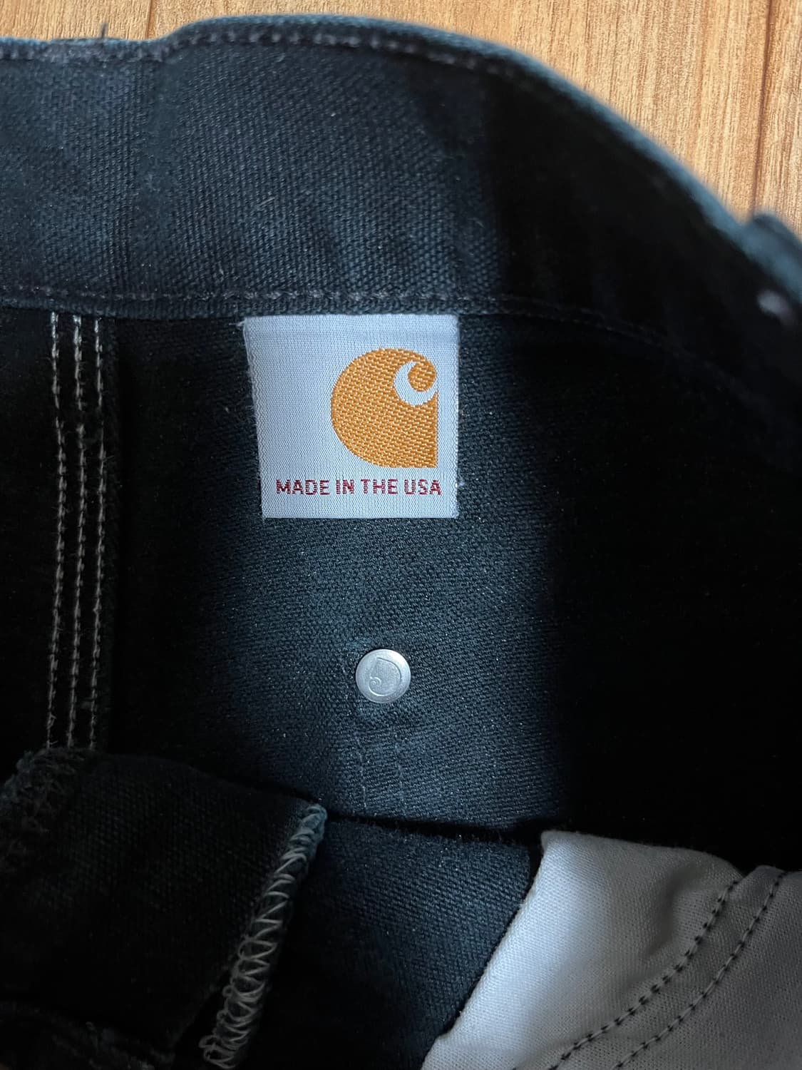 [33]칼하트 더블니 팬츠 블랙 USA 상품이미지3