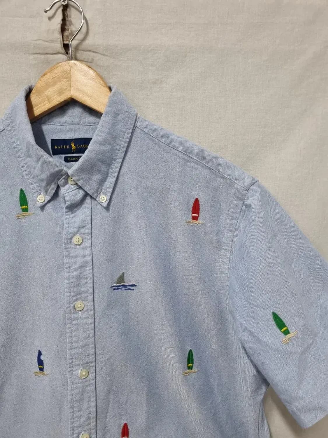 폴로 랄프로렌 반팔 셔츠 100~105 L 상품이미지3