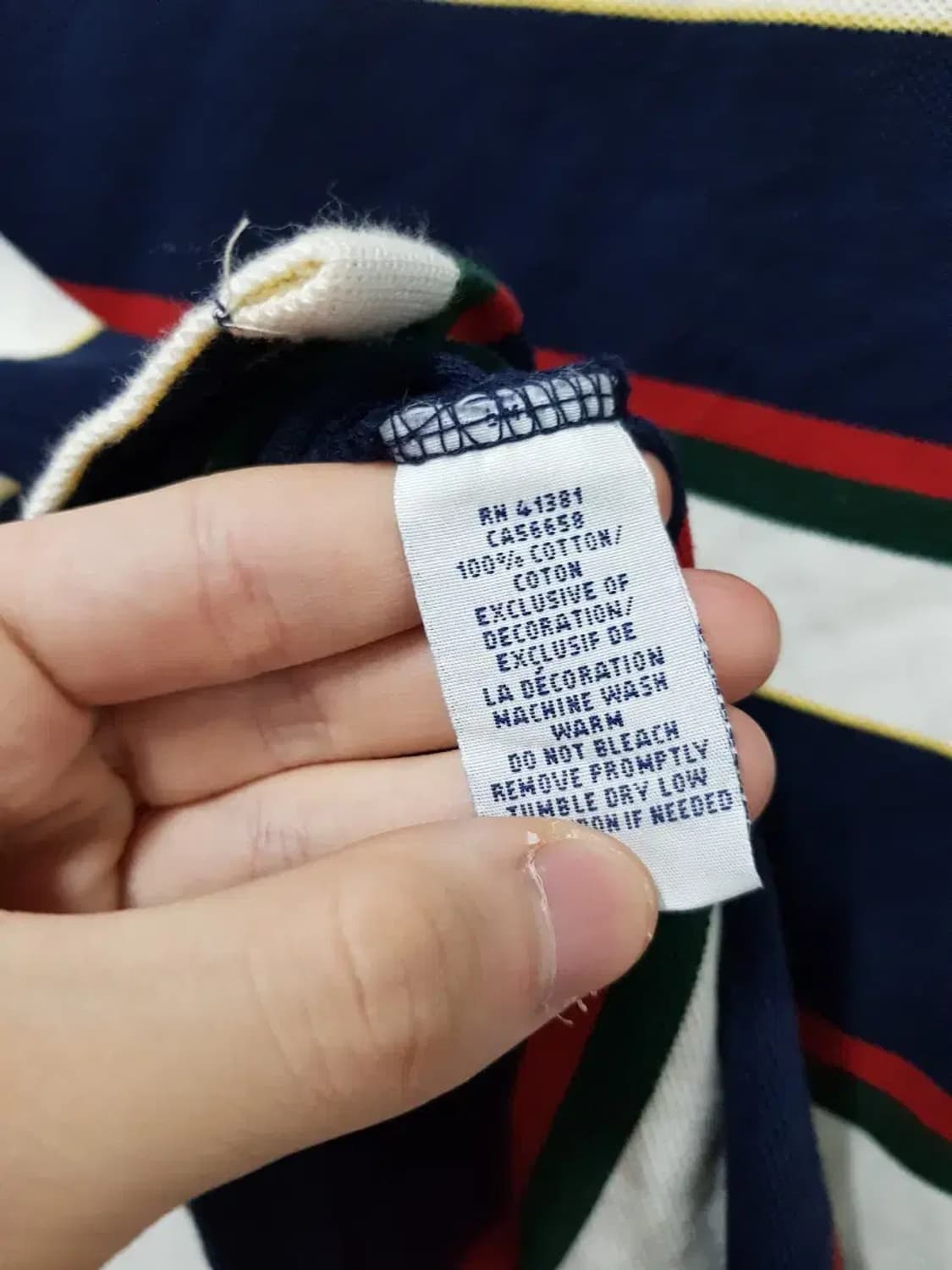 폴로 랄프로렌 반팔 카라티 S 상품이미지5