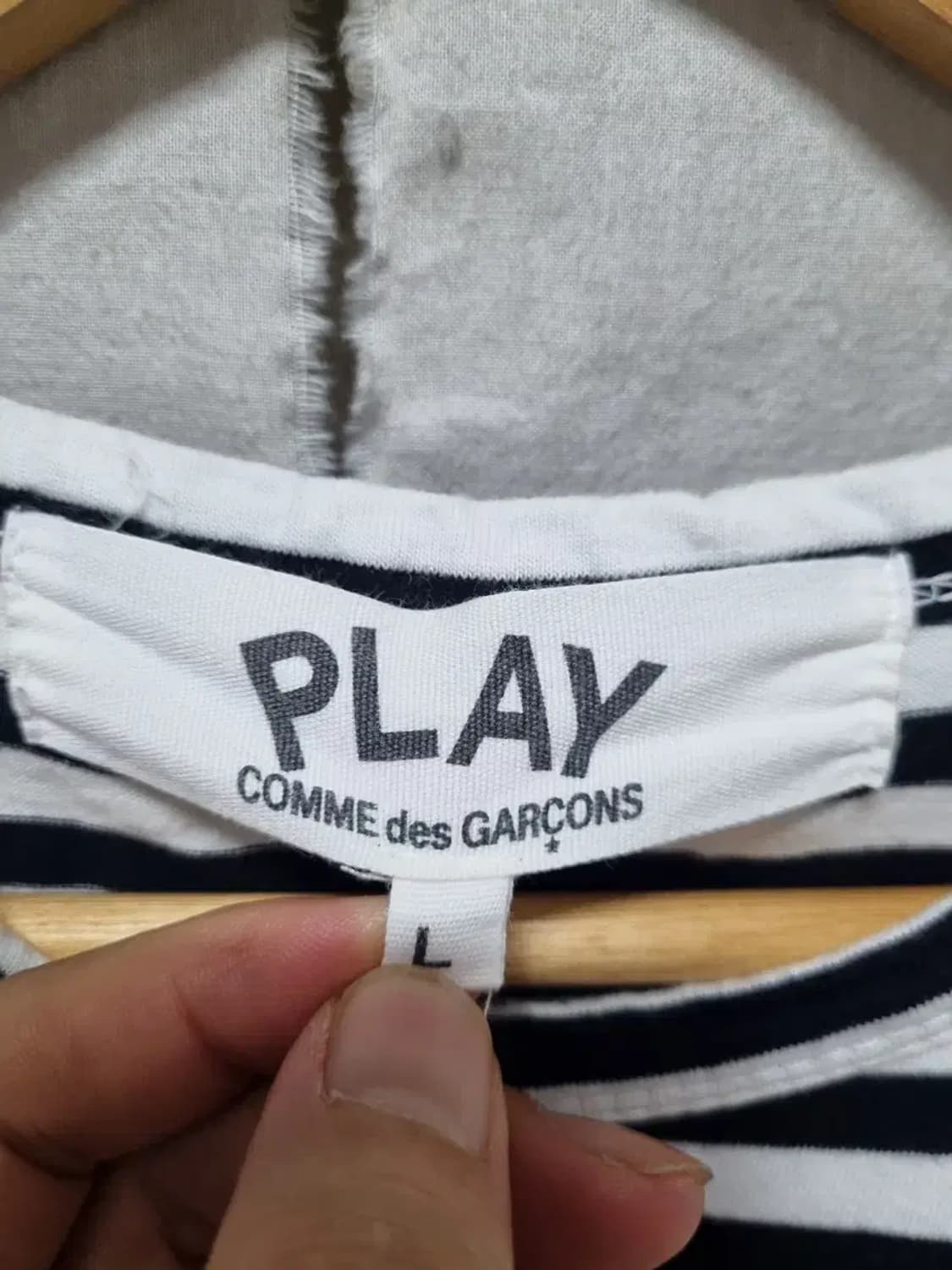꼼데가르송 반팔 티셔츠 L 상품이미지4