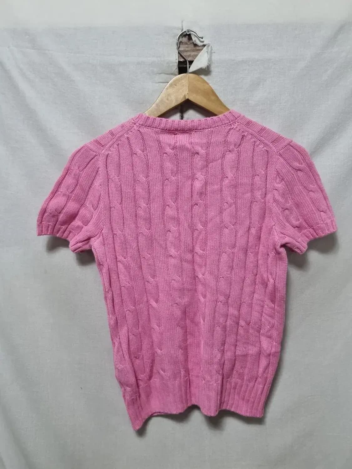 폴로 랄프로렌 꽈배기 반팔 니트 S 상품이미지2