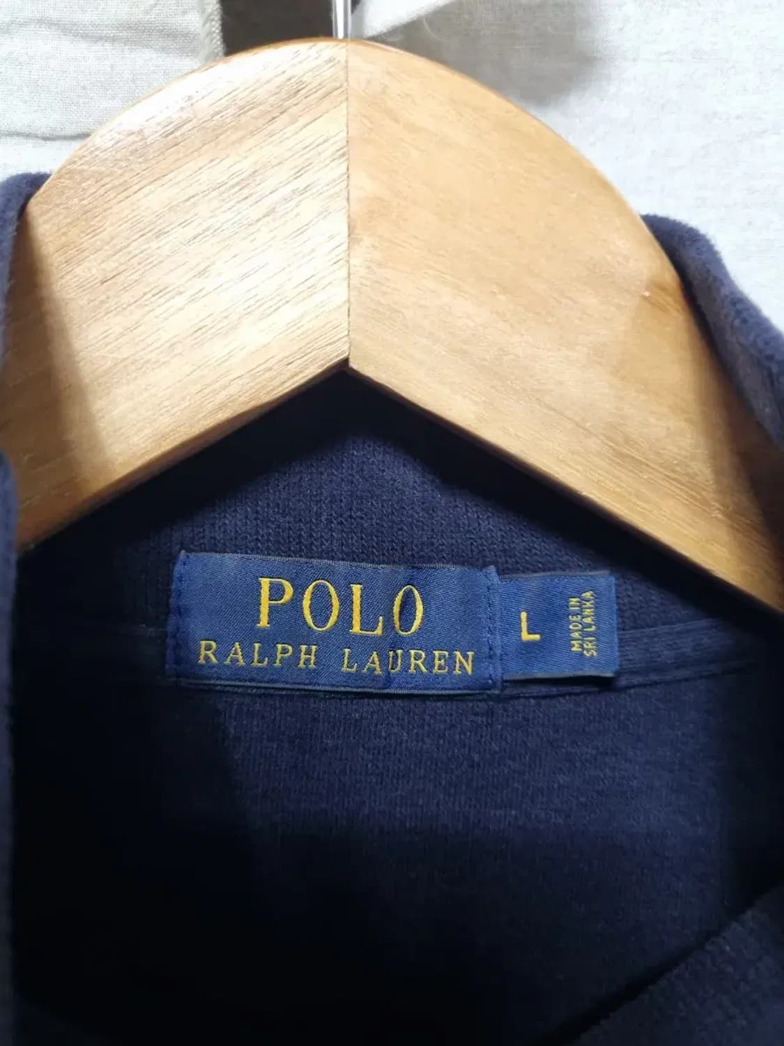 폴로 랄프로렌 네이비 하프집업 L 상품이미지4