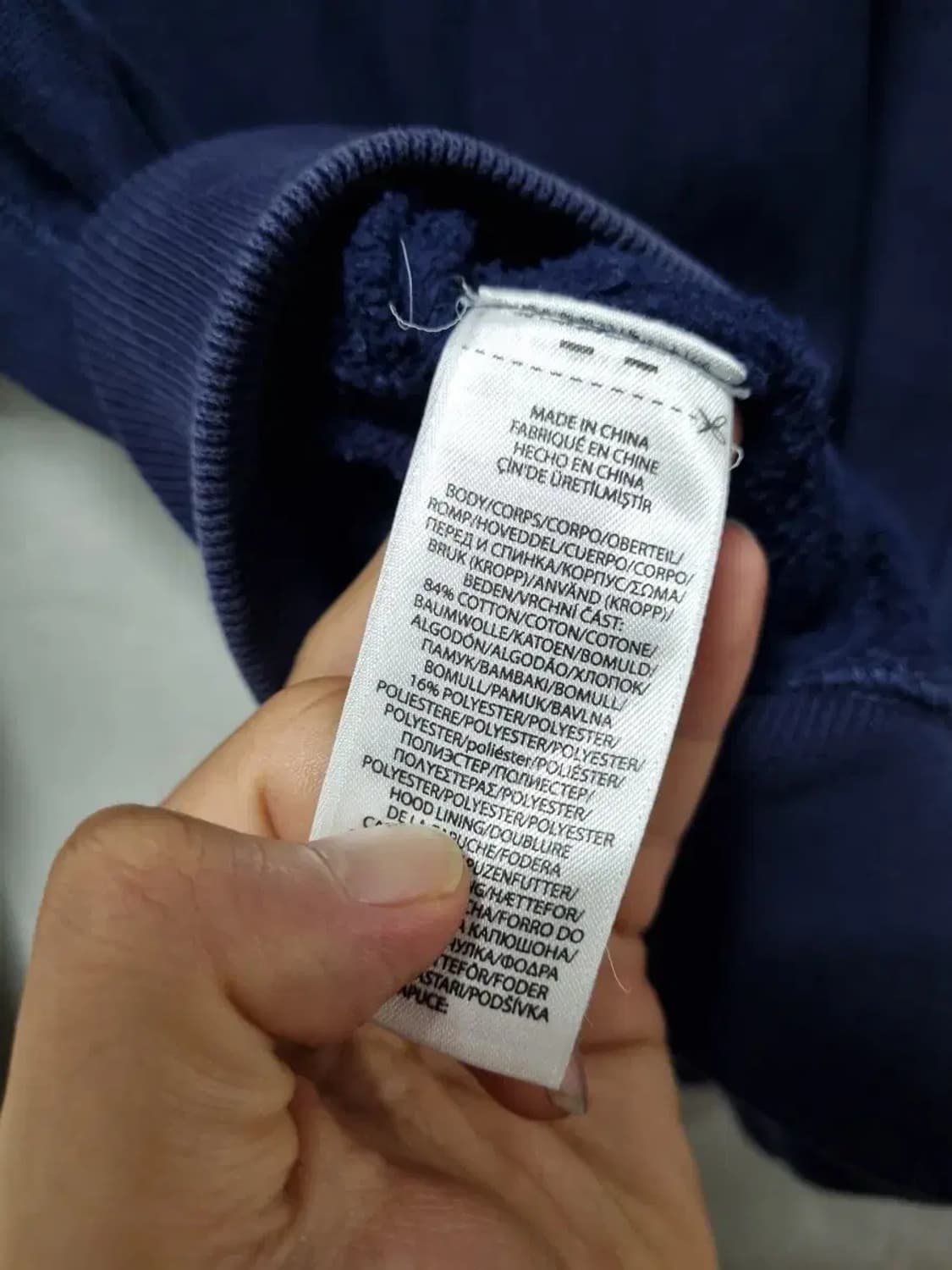 폴로 랄프로렌 네이비 후드집업 S 상품이미지5