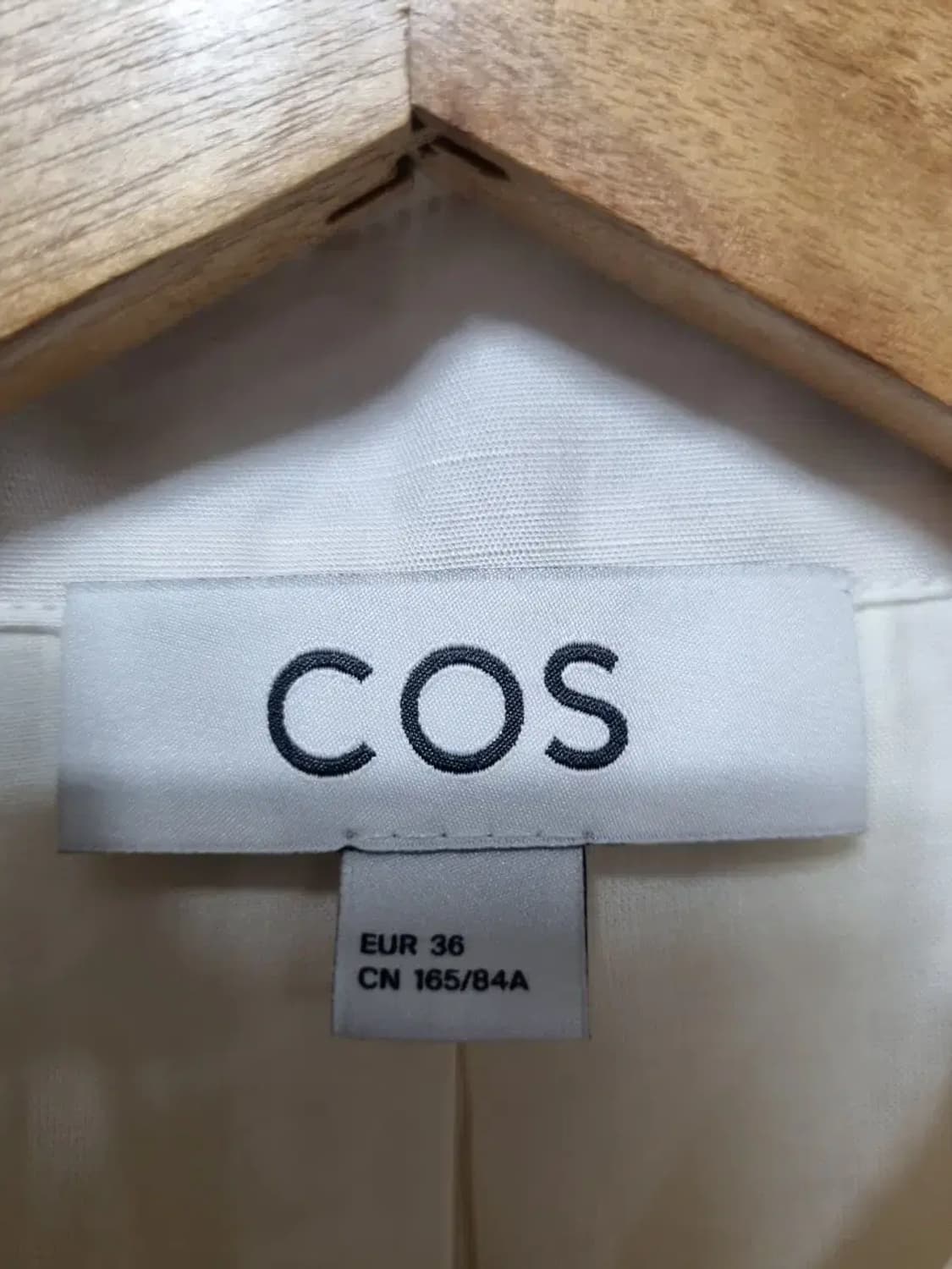COS 화이트 반팔 지퍼 원피스 36 상품이미지4