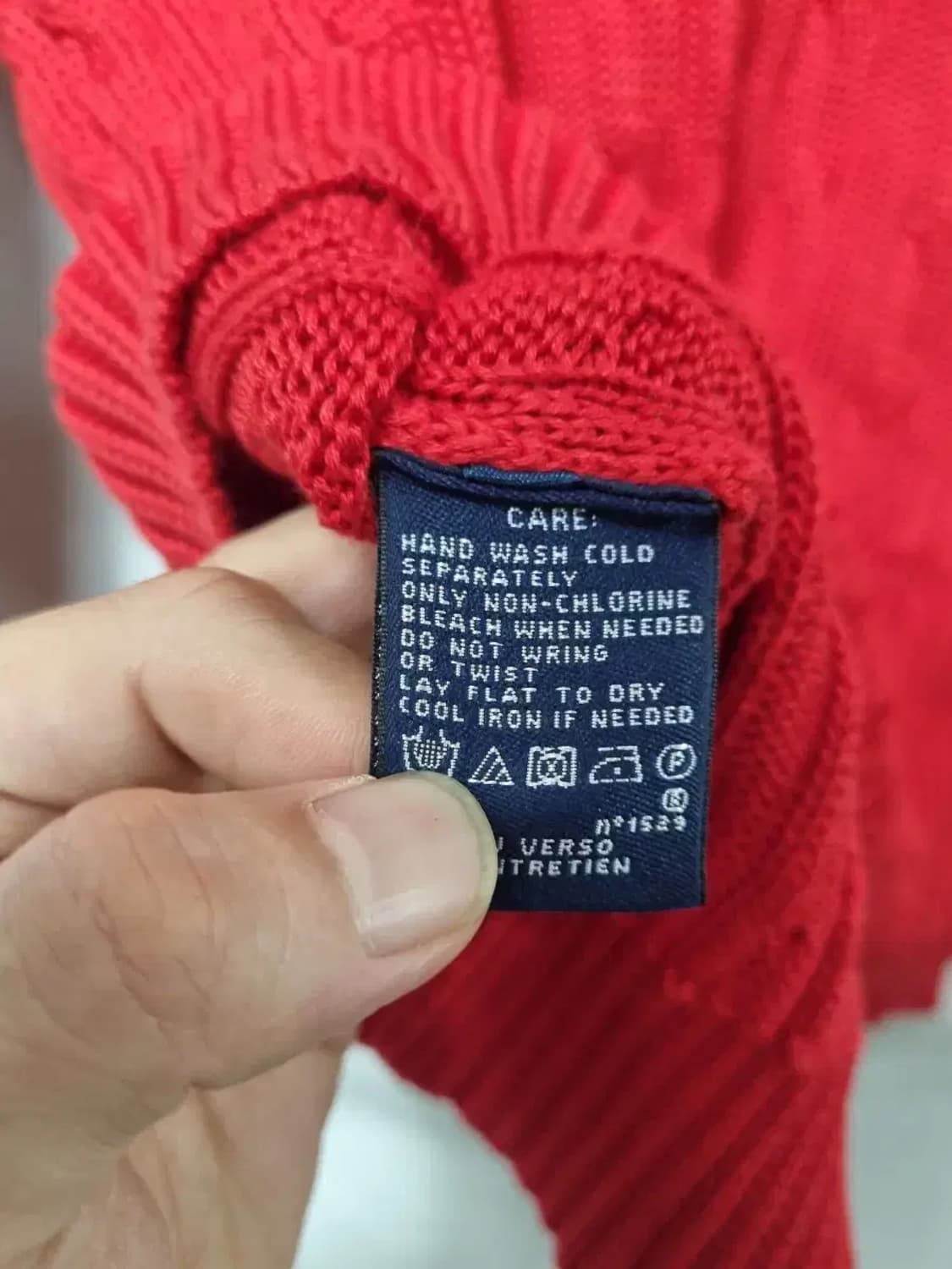 폴로 랄프로렌  꽈배기 니트 XL 상품이미지5