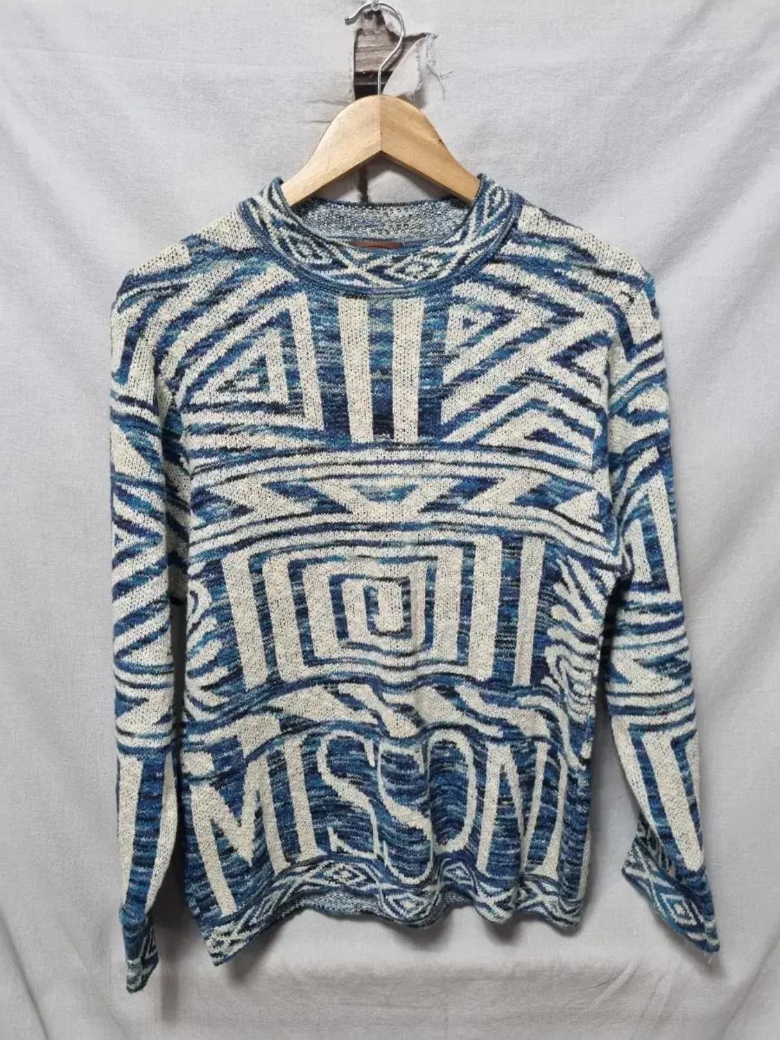 미쏘니 패턴 니트 M 상품이미지1