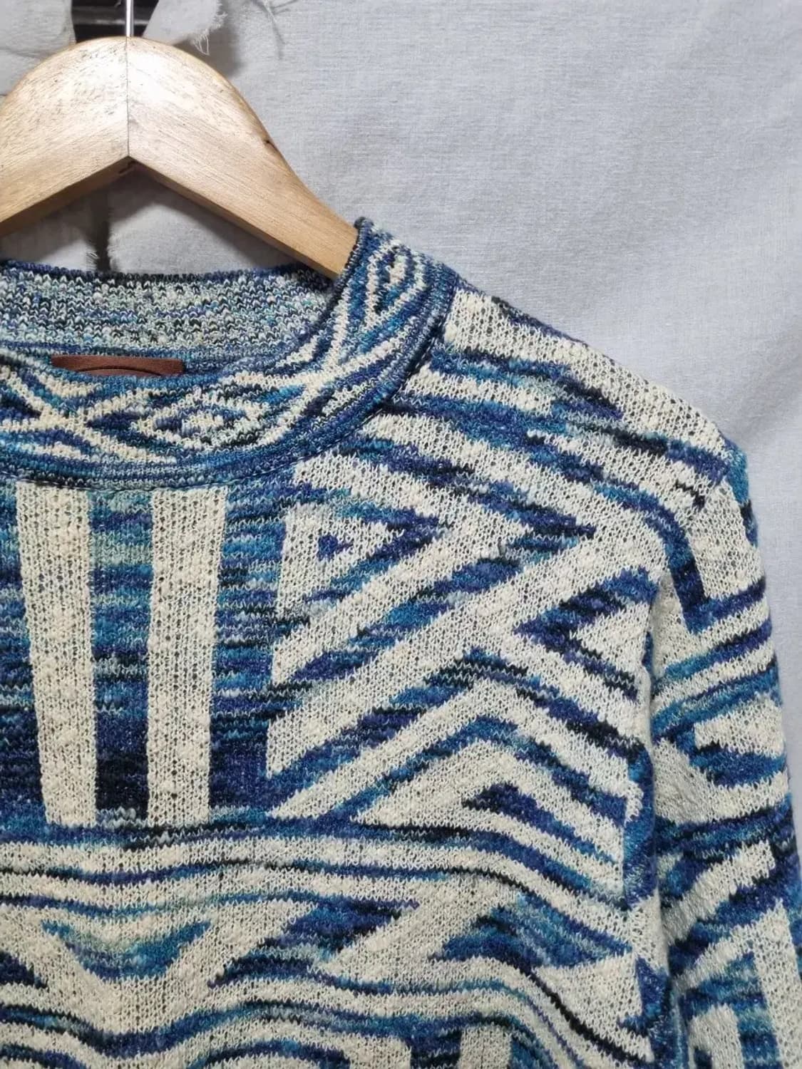 미쏘니 패턴 니트 M 상품이미지2