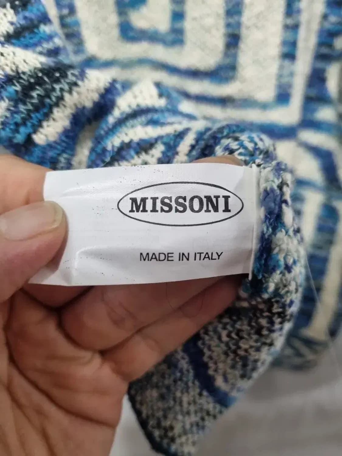 미쏘니 패턴 니트 M 상품이미지4