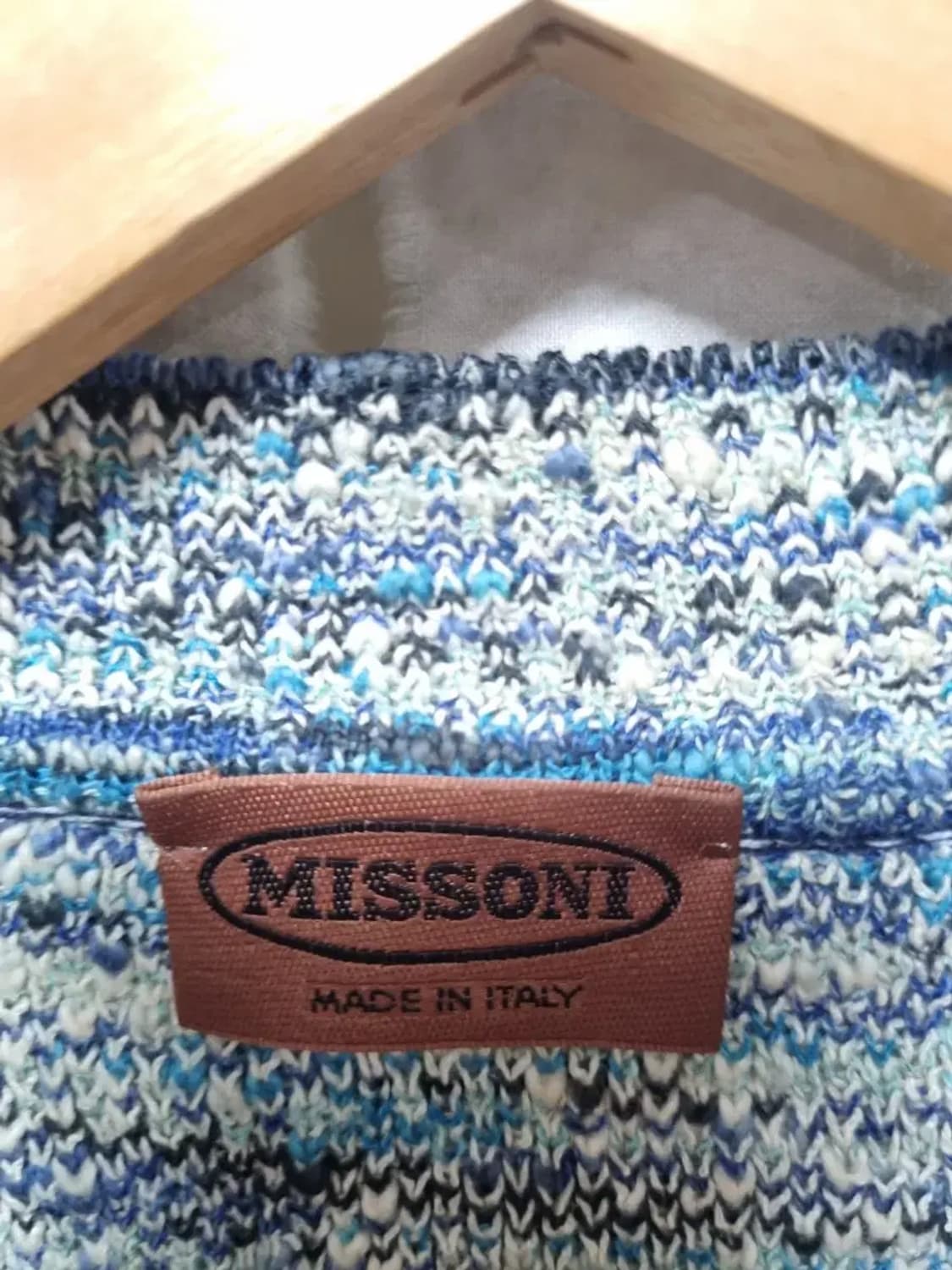 미쏘니 패턴 니트 M 상품이미지5