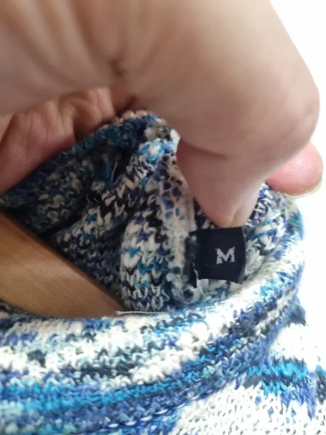 미쏘니 패턴 니트 M 상품이미지6