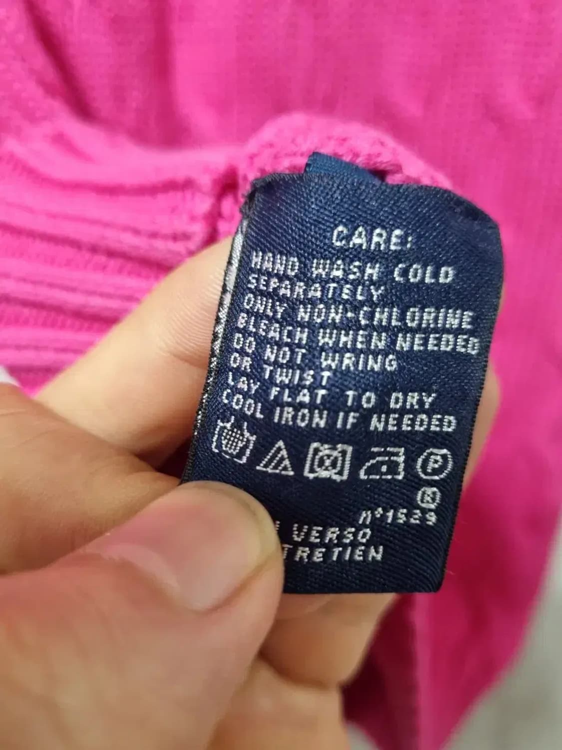 폴로 랄프로렌 꽈배기 브이넥 니트 M 상품이미지5