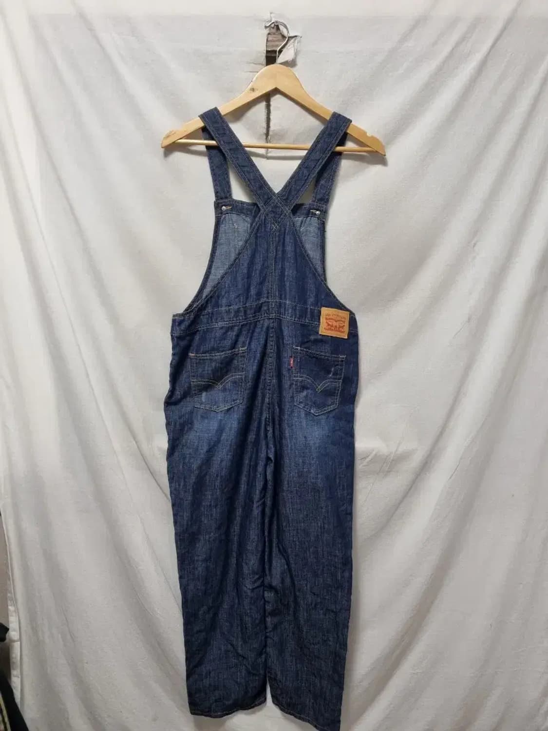 리바이스 데님 멜빵 바지 여성 90~95 상품이미지3