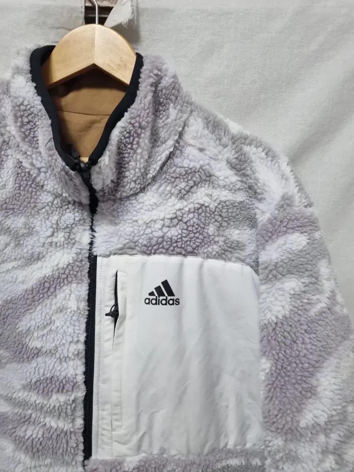 아디다스 리버시블 플리스 자켓 XL 상품이미지2