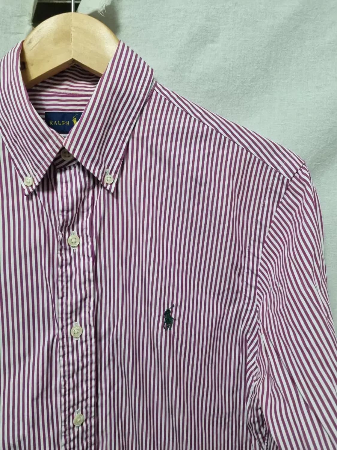 폴로 랄프로렌 스트라이프 셔츠 S 상품이미지3