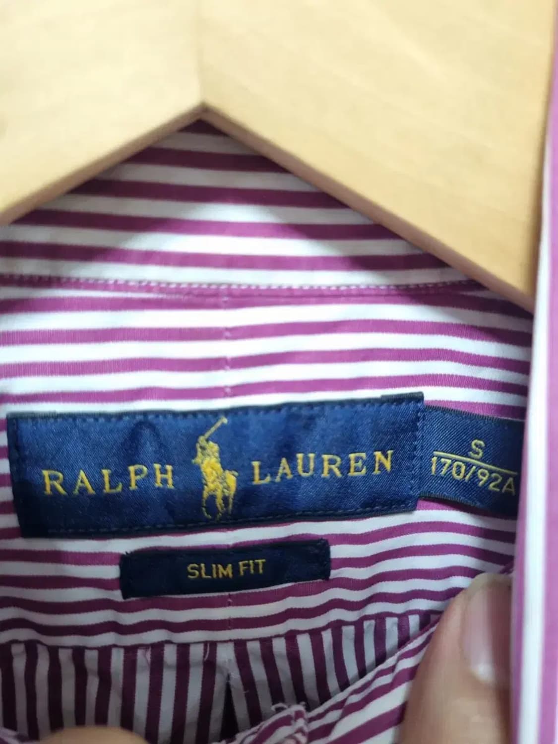 폴로 랄프로렌 스트라이프 셔츠 S 상품이미지4