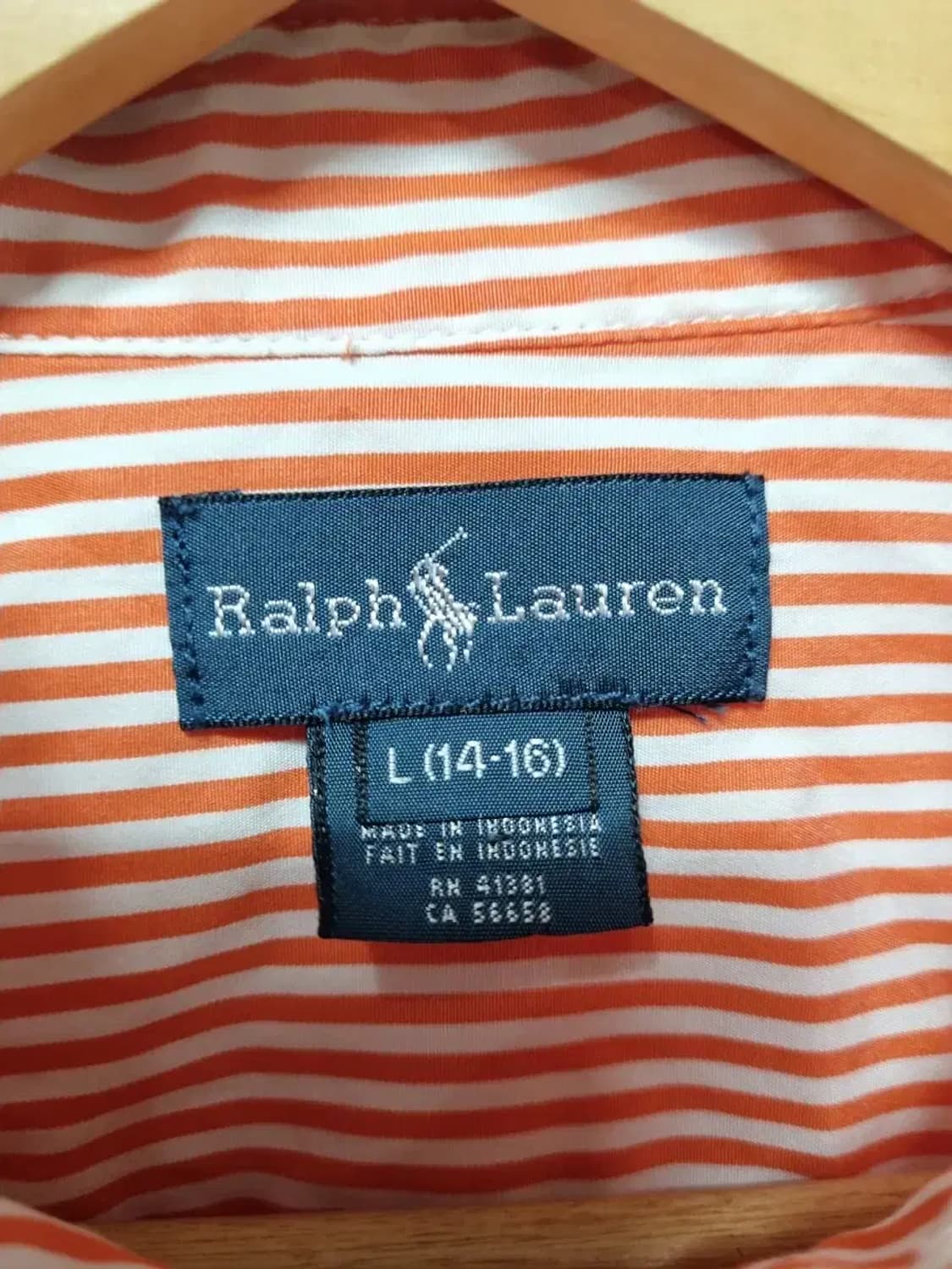 폴로 랄프로렌 스트라이프 셔츠 90 상품이미지4