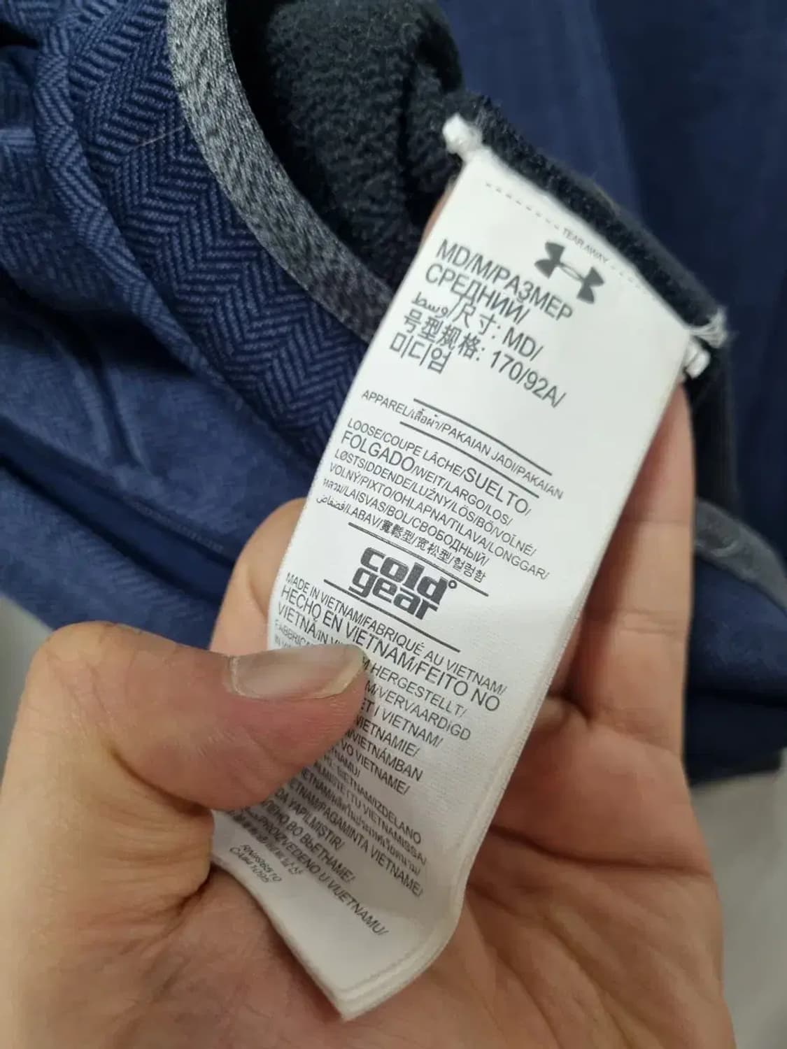 언더아머 하프 후드티 M 상품이미지5