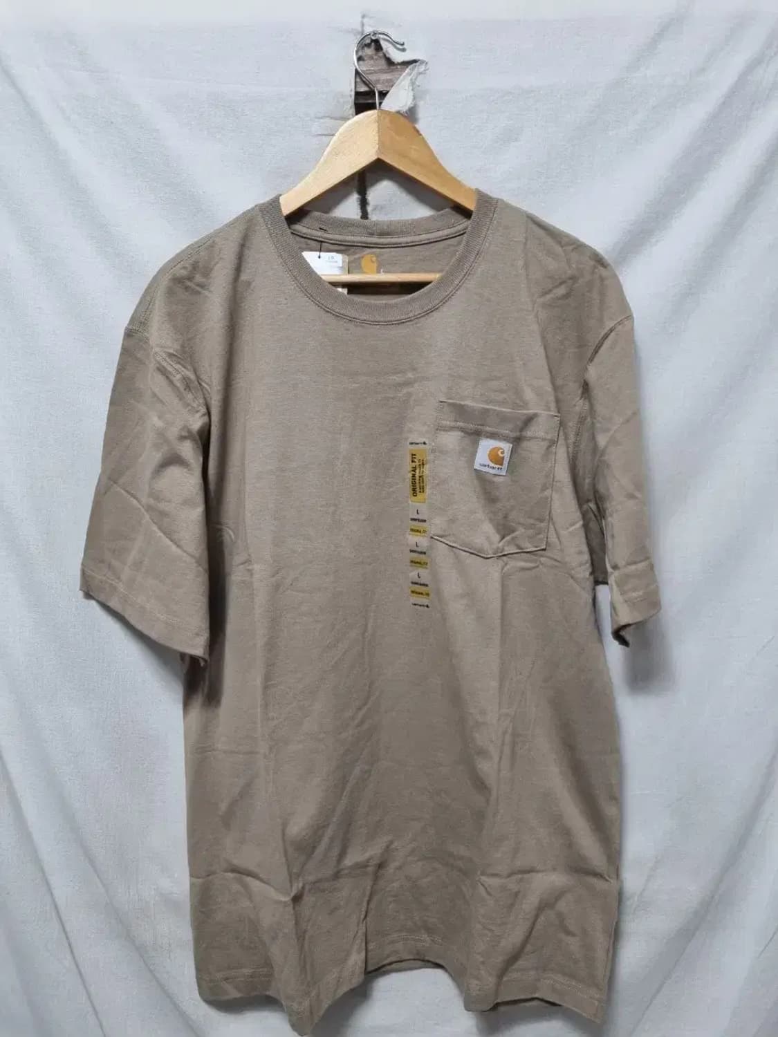 새상품) 칼하트 포켓 반팔티 L 상품이미지1