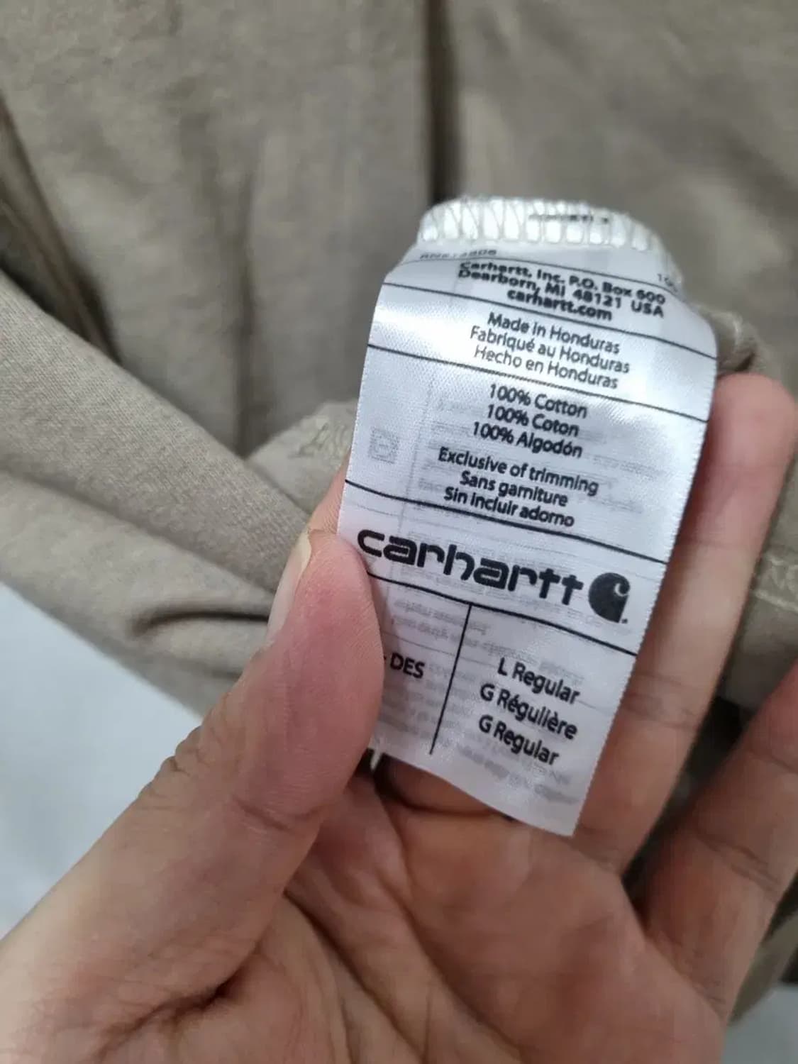 새상품) 칼하트 포켓 반팔티 L 상품이미지5