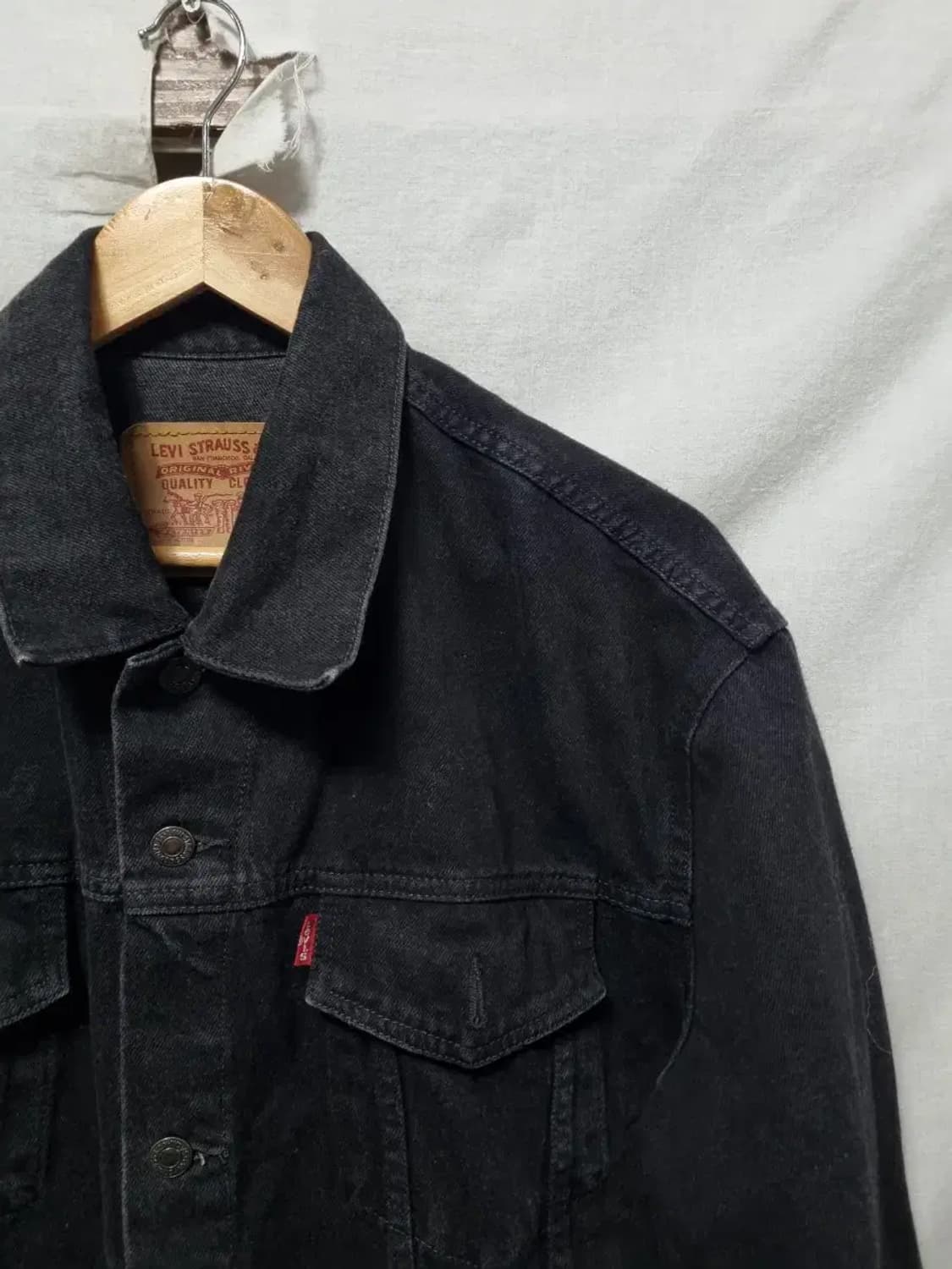 리바이스 흑 데님 자켓 청자켓 95 상품이미지3