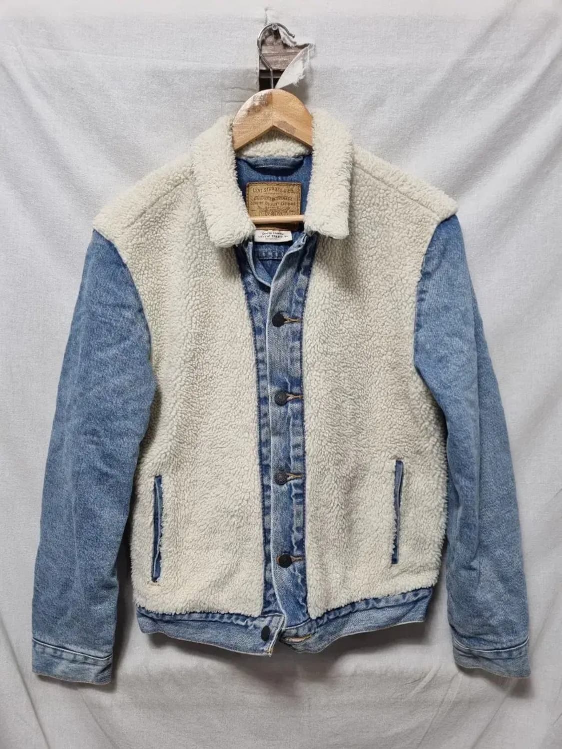 리바이스 청자켓 뽀글이 데님 자켓 청자켓 90 상품이미지1