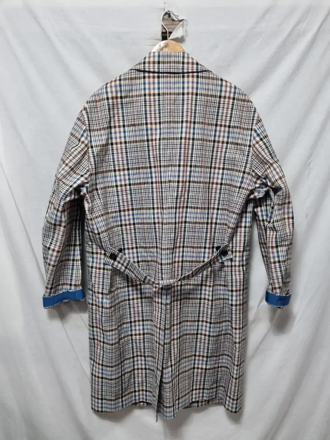 시스템 체크 코트 자켓 100 상품이미지2