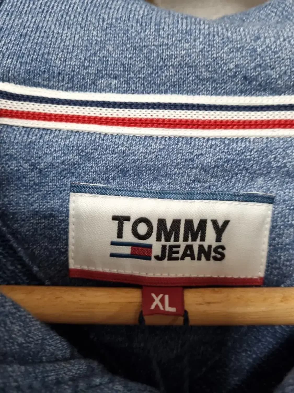 미착용) 타미힐피거 로고 후드티 XL 상품이미지4